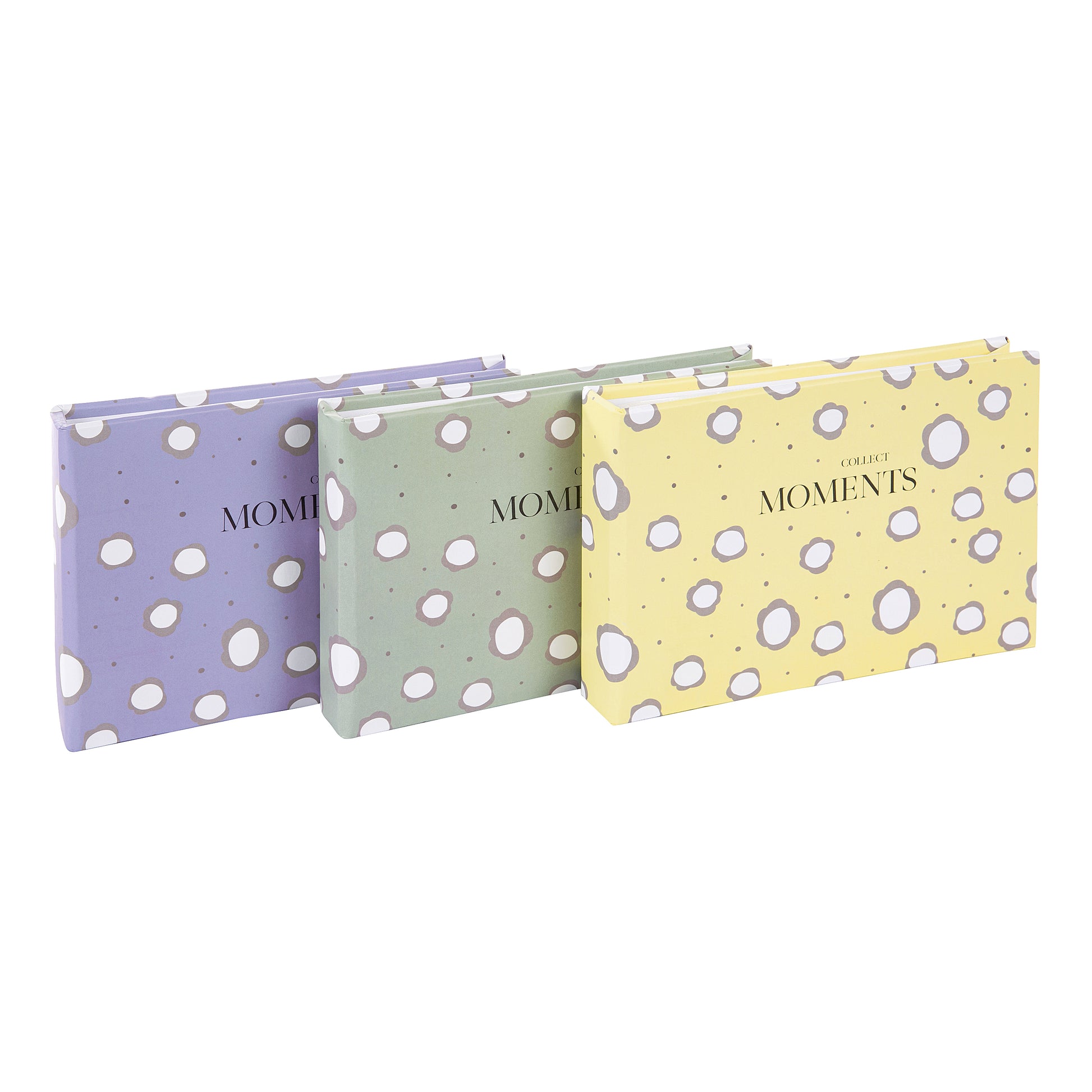 A multicolored Goldbuch photo album with elegant floral pattern.