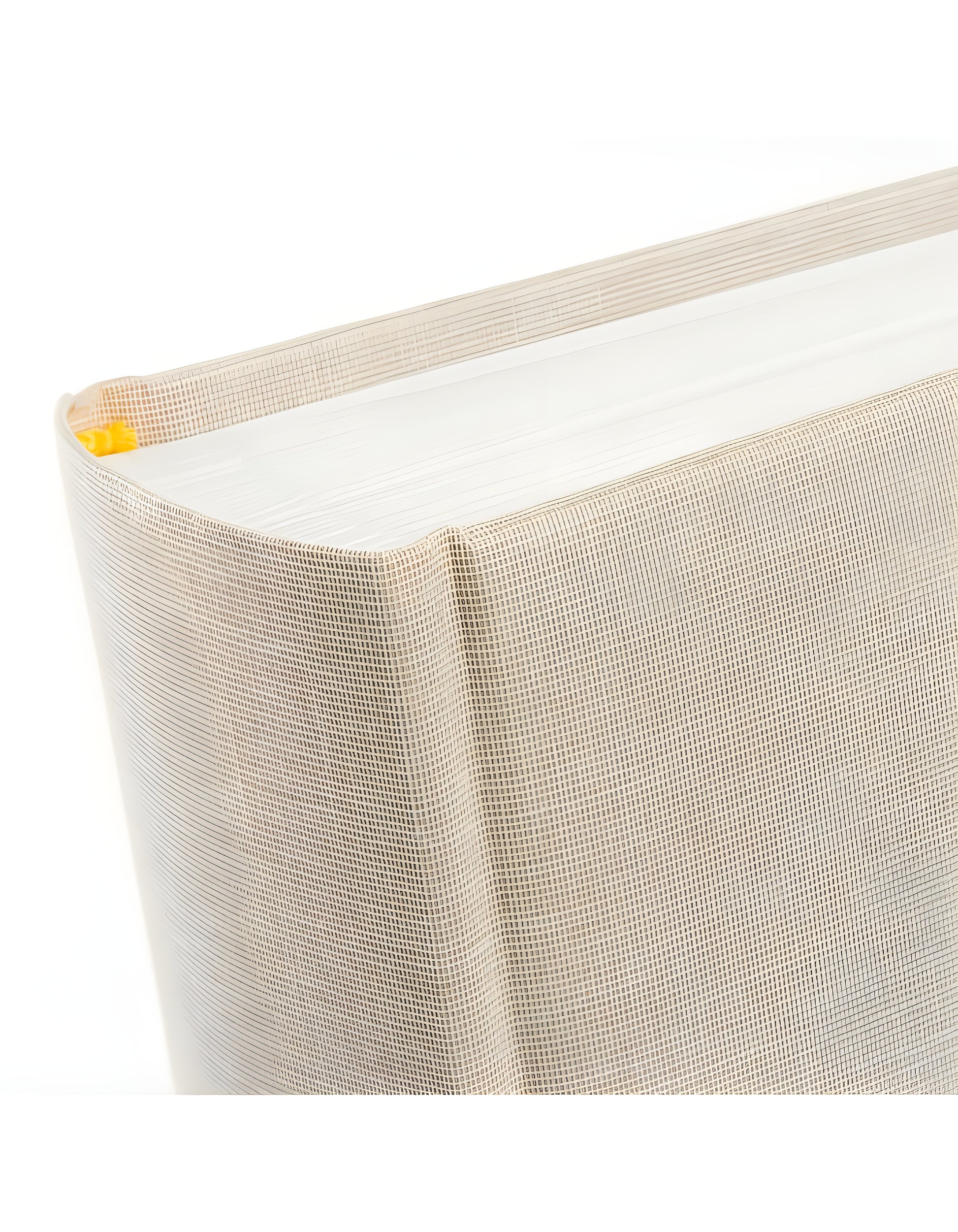 An elegant Goldbuch photo album with beige linen pattern, suitable for adding charm to a photo album collection.