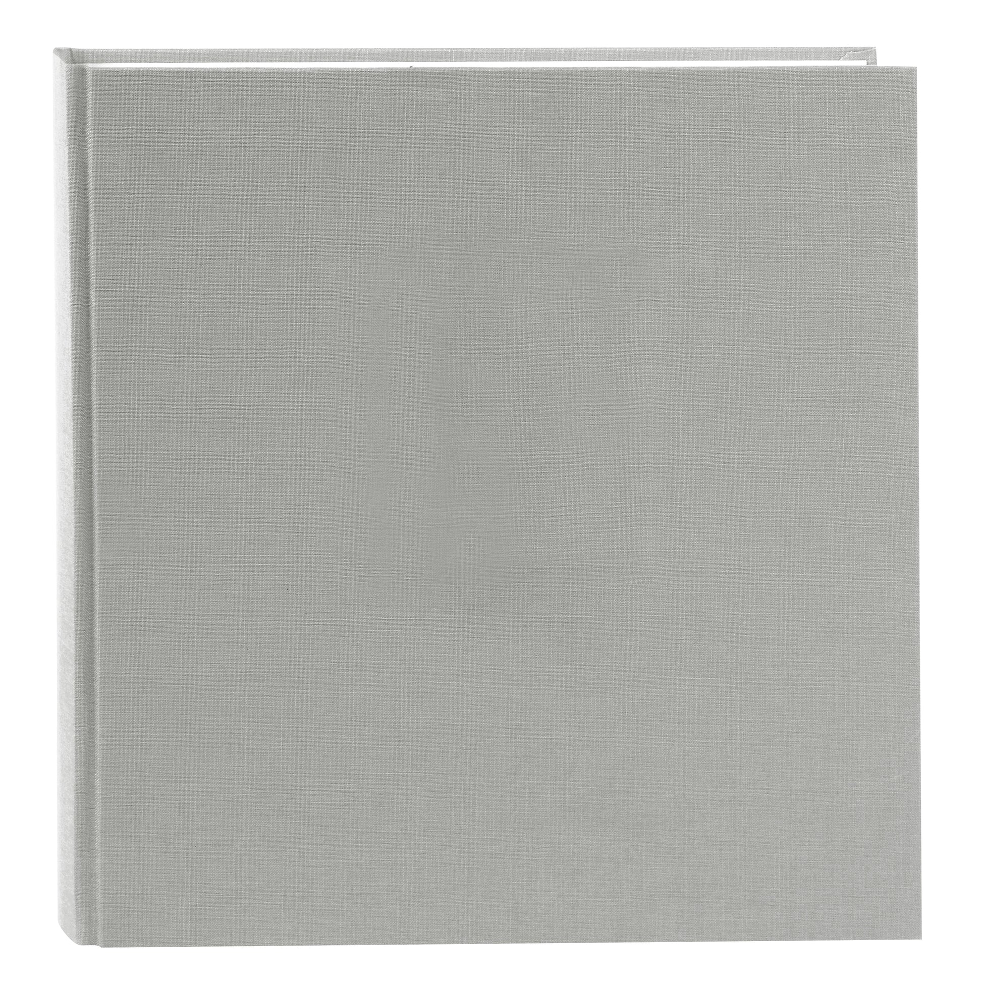 A Goldbuch stylish grey linen photo album, perfect for storing and showcasing photographs.