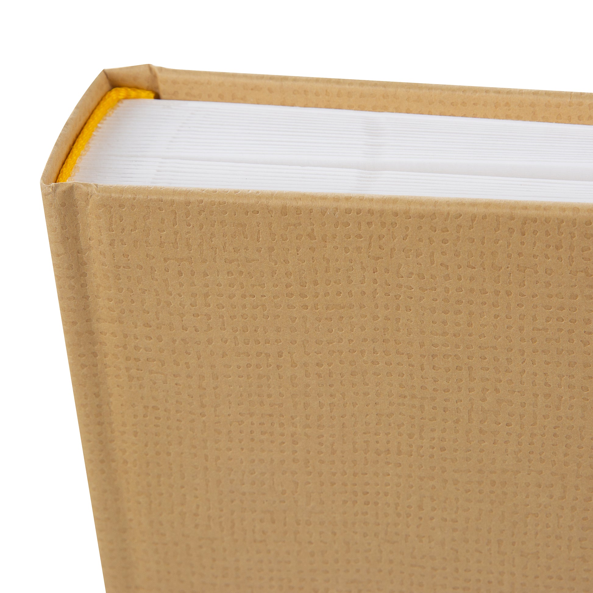 A Goldbuch photo album with a cover illustration of a couple in love, showcasing its hardcover design and white pages.