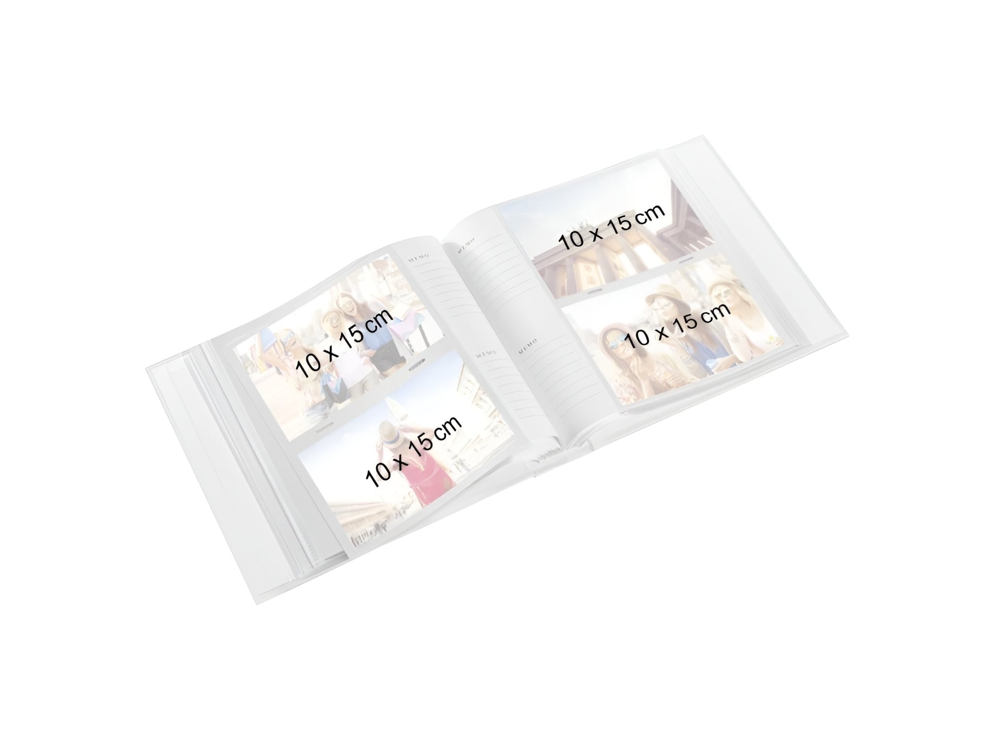 A Hama Photo Album featuring a cover with four distinct photographs displayed prominently.