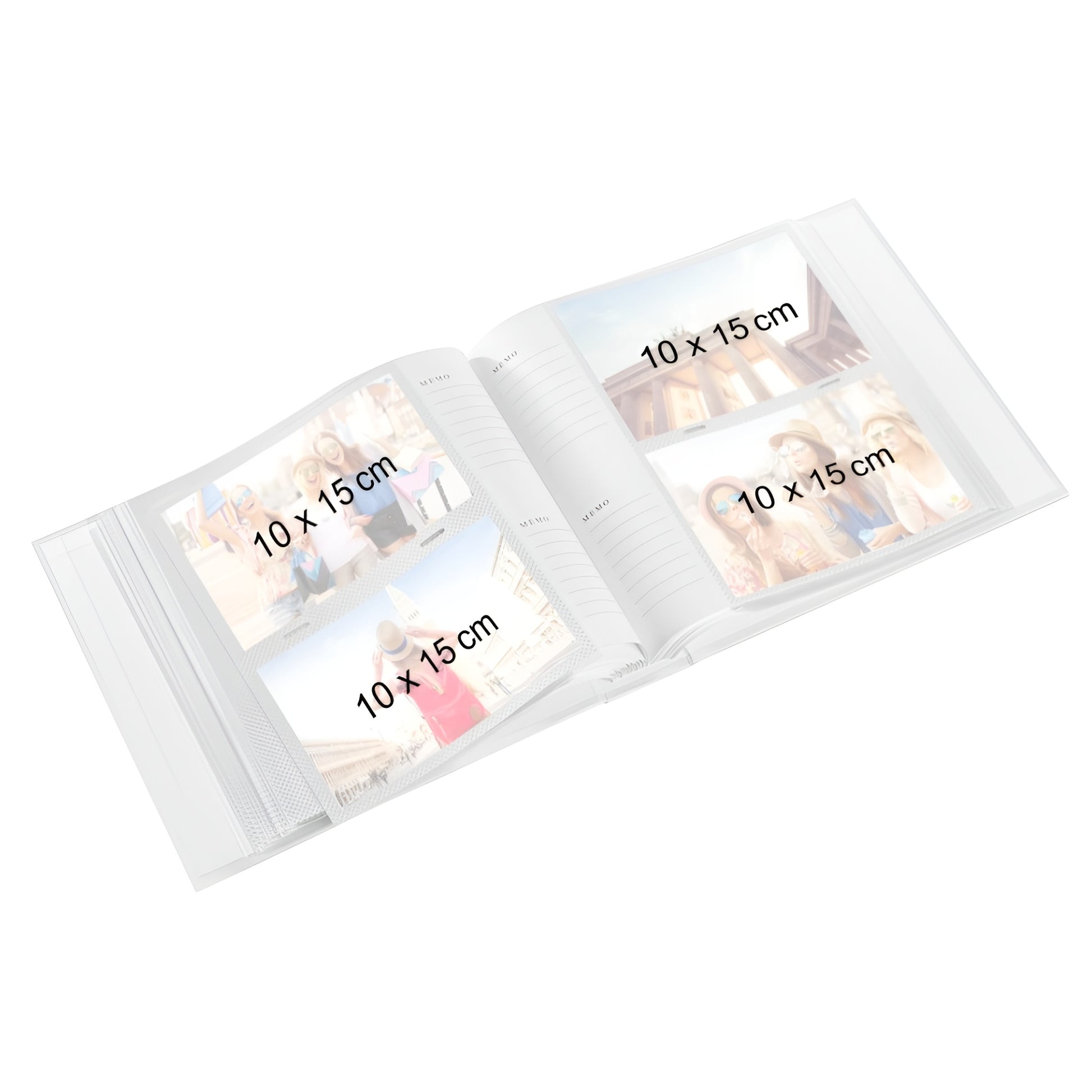 Hama photo album page, elegantly presenting treasured memories in a stylish and organized manner.