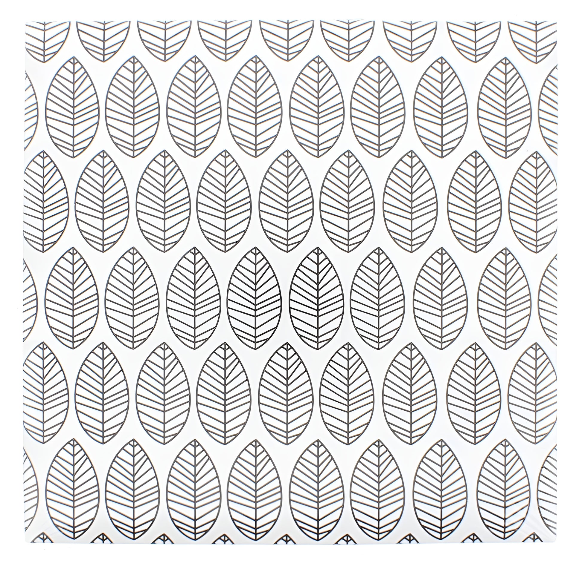A Hama photo album with an elegantly presented white and black leaf pattern.