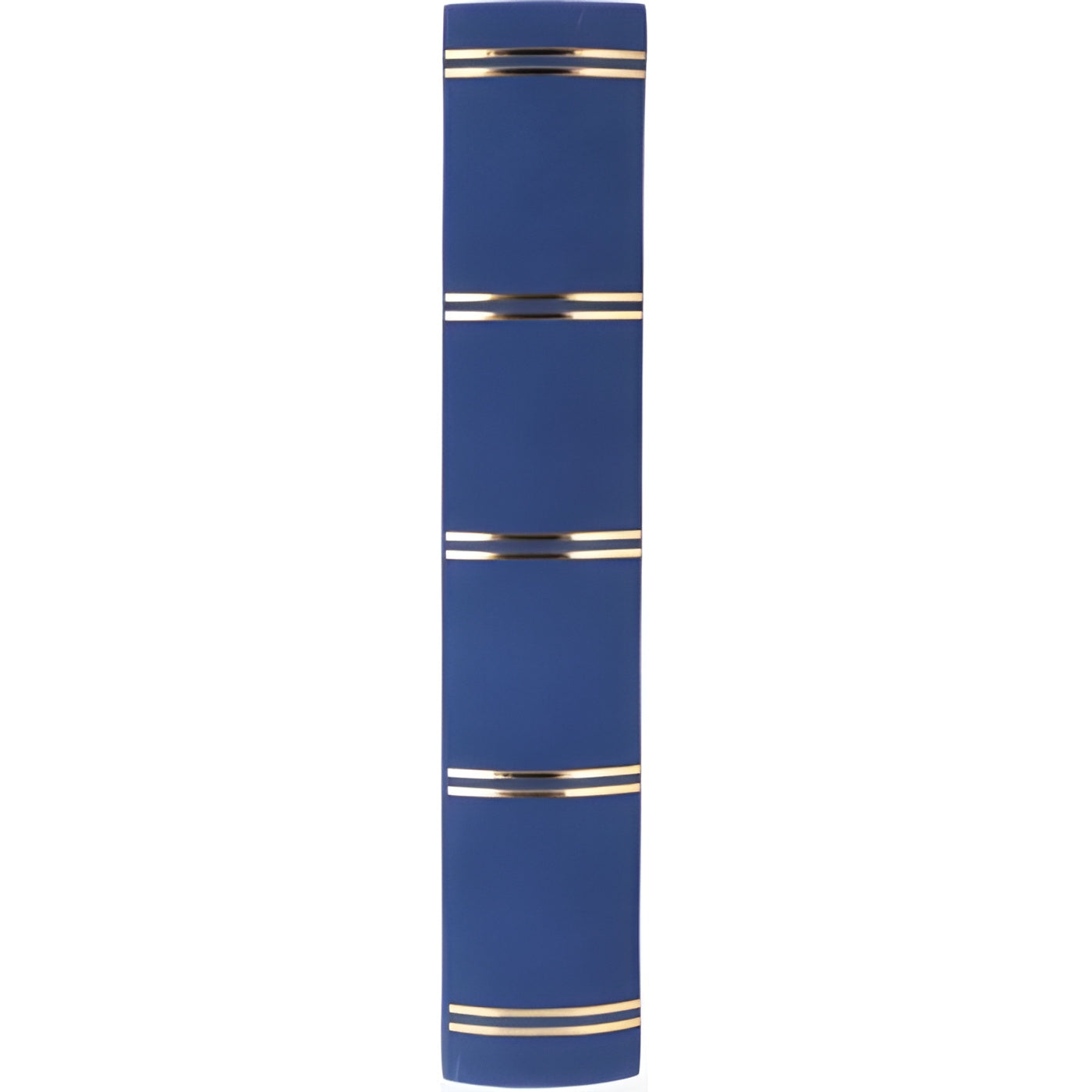 A Hama super jumbo photo album featuring blue and gold details, highlighting its elegant design.