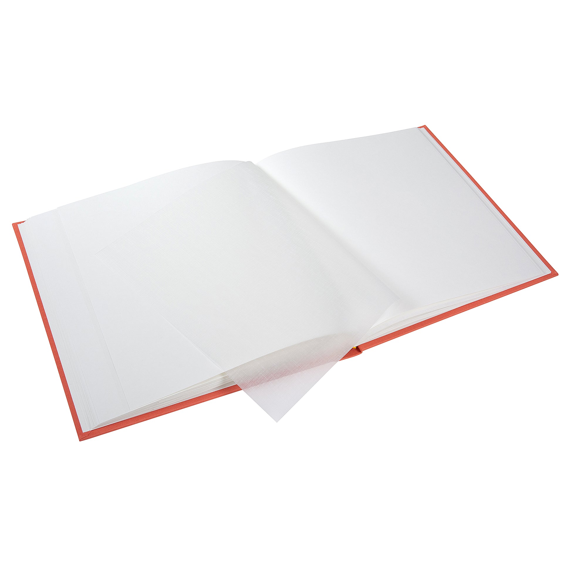 An elegant salmon colored photo album, perfect for your memories