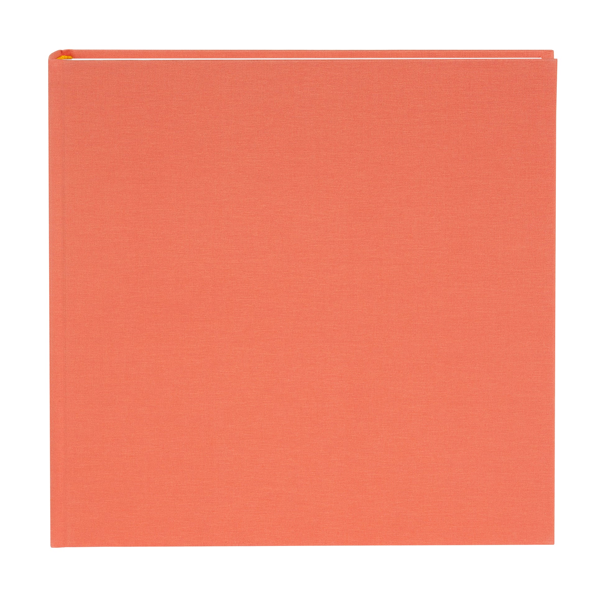 An elegant salmon colored photo album, perfect for your memories
