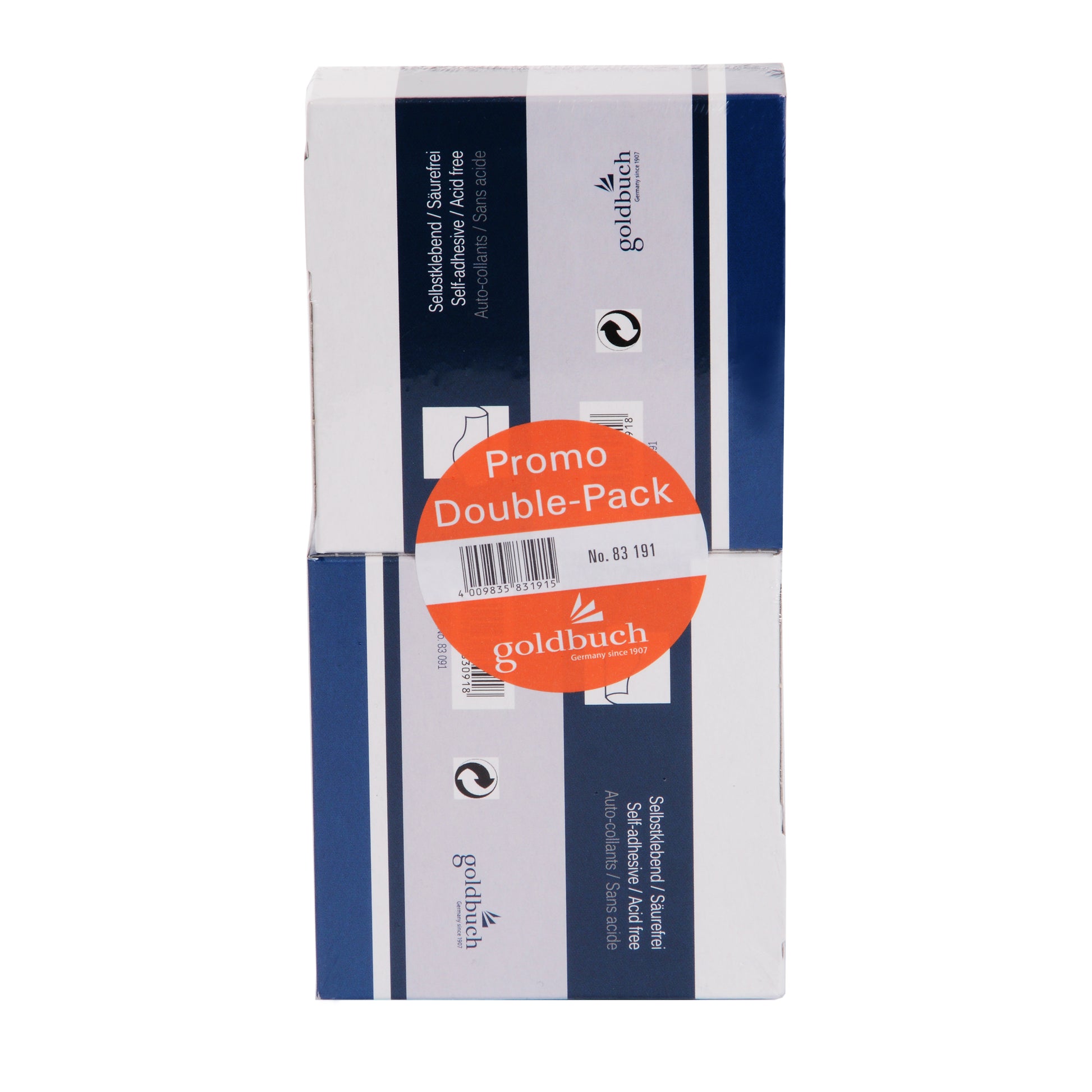 This exclusive double pack includes 2 rolls, each containing 500 Goldbuch adhesive dots, making it ideal for filling even the largest albums