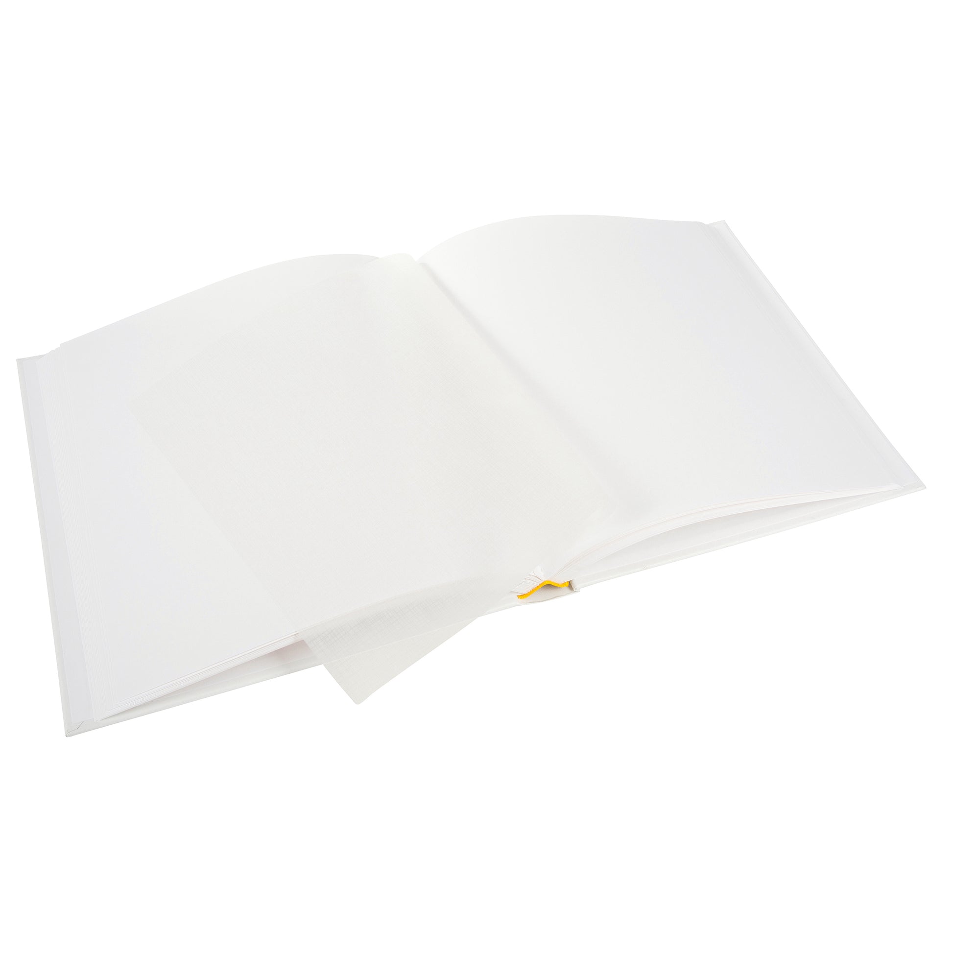 Goldbuch photo album with an elegant white cover, decorated with stylish golden hearts