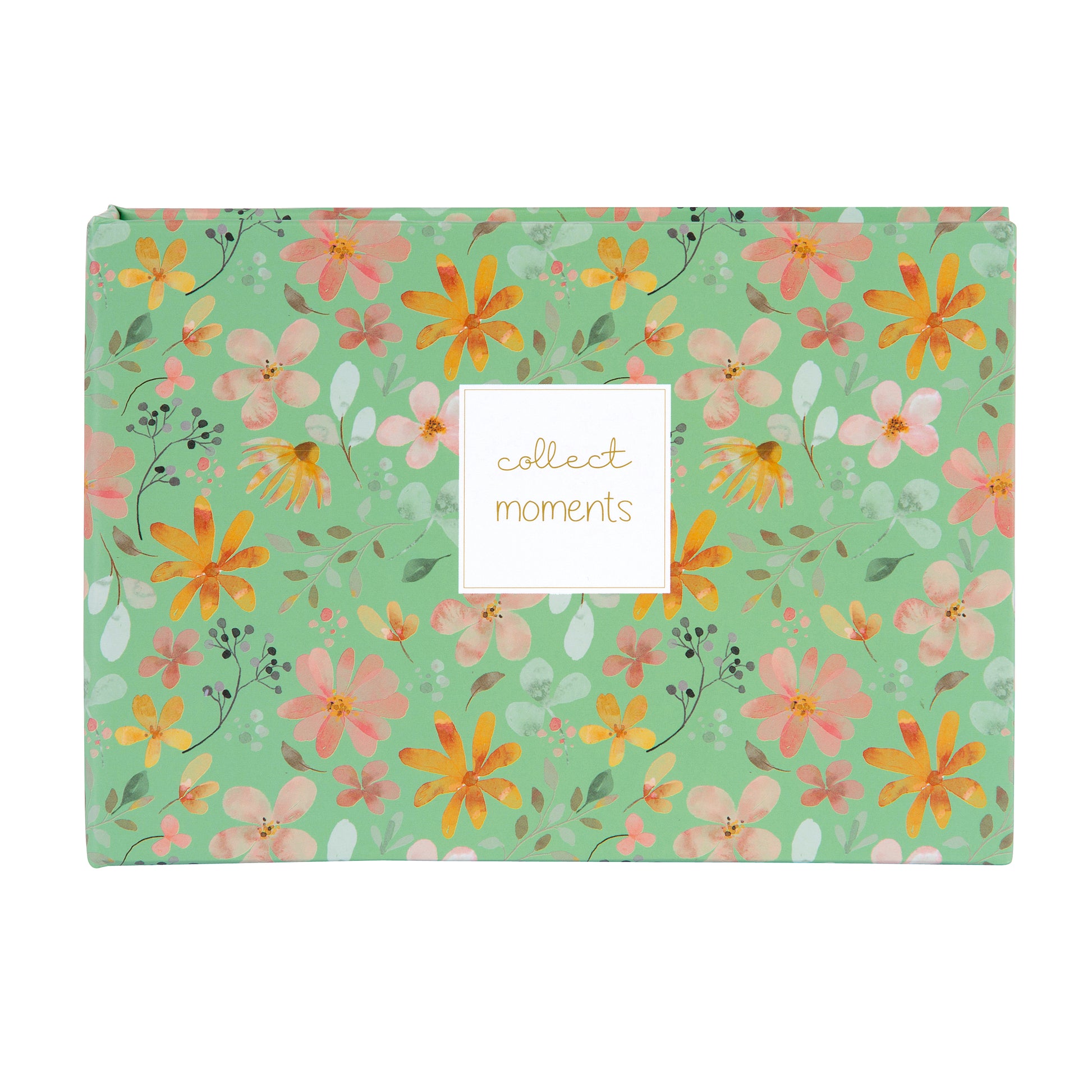Two small Goldbuch photo albums featuring elegant floral designs on their covers.