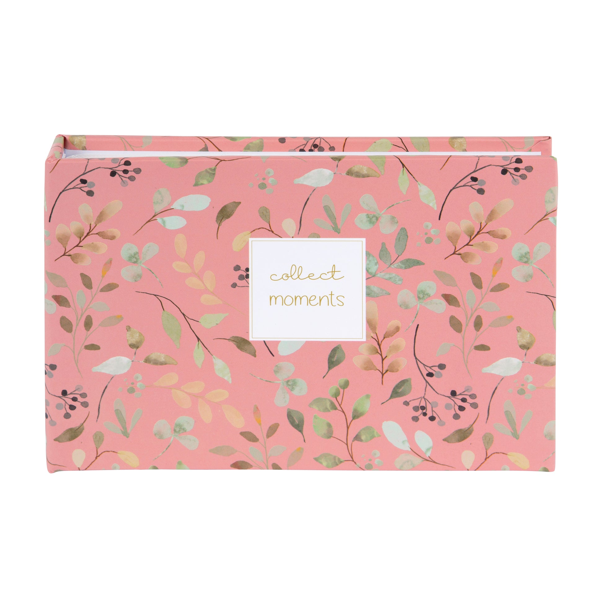 Two small Goldbuch photo albums featuring elegant floral designs on their covers.