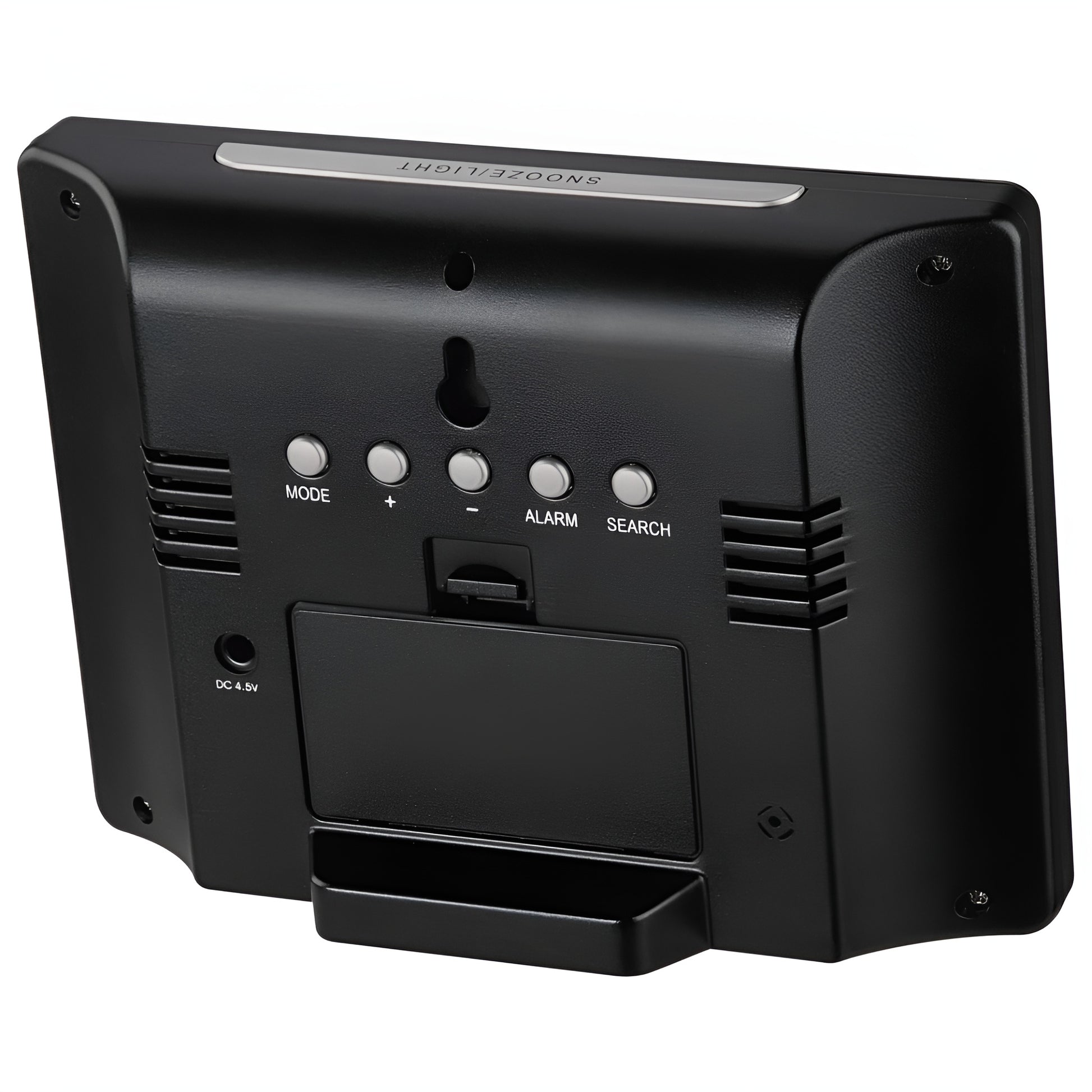 A Hama digital clock and a weather station, together providing time and essential weather information for daily planning.