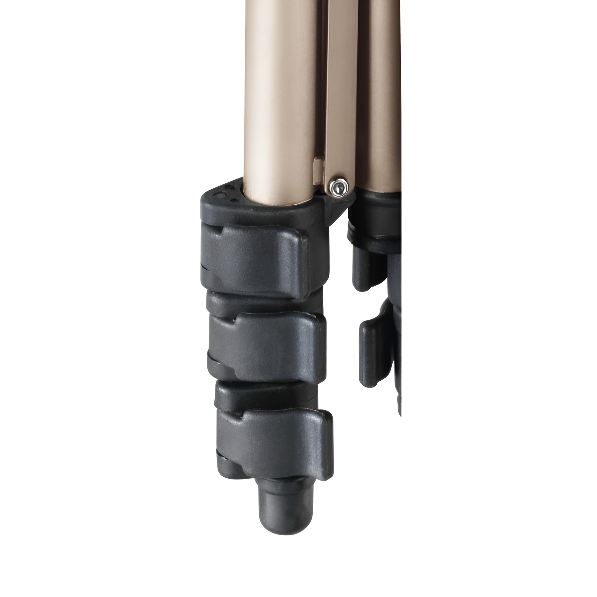 A Hama tripod supporting a camera, positioned for photography, showcasing stability and professional equipment.