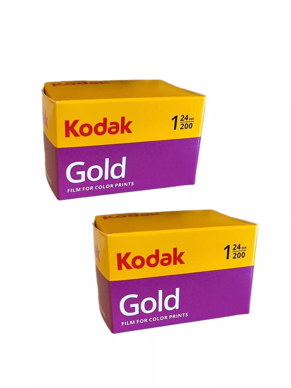 Kodak Gold color film packaged in a box, designed for photographers seeking rich color and quality in their images.