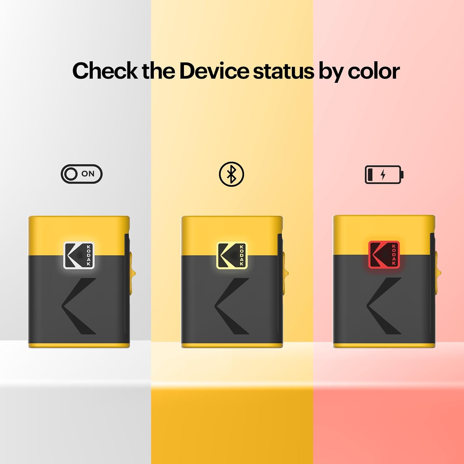Kodak label printer in a yellow and black box, prominently displaying the Kodak label.