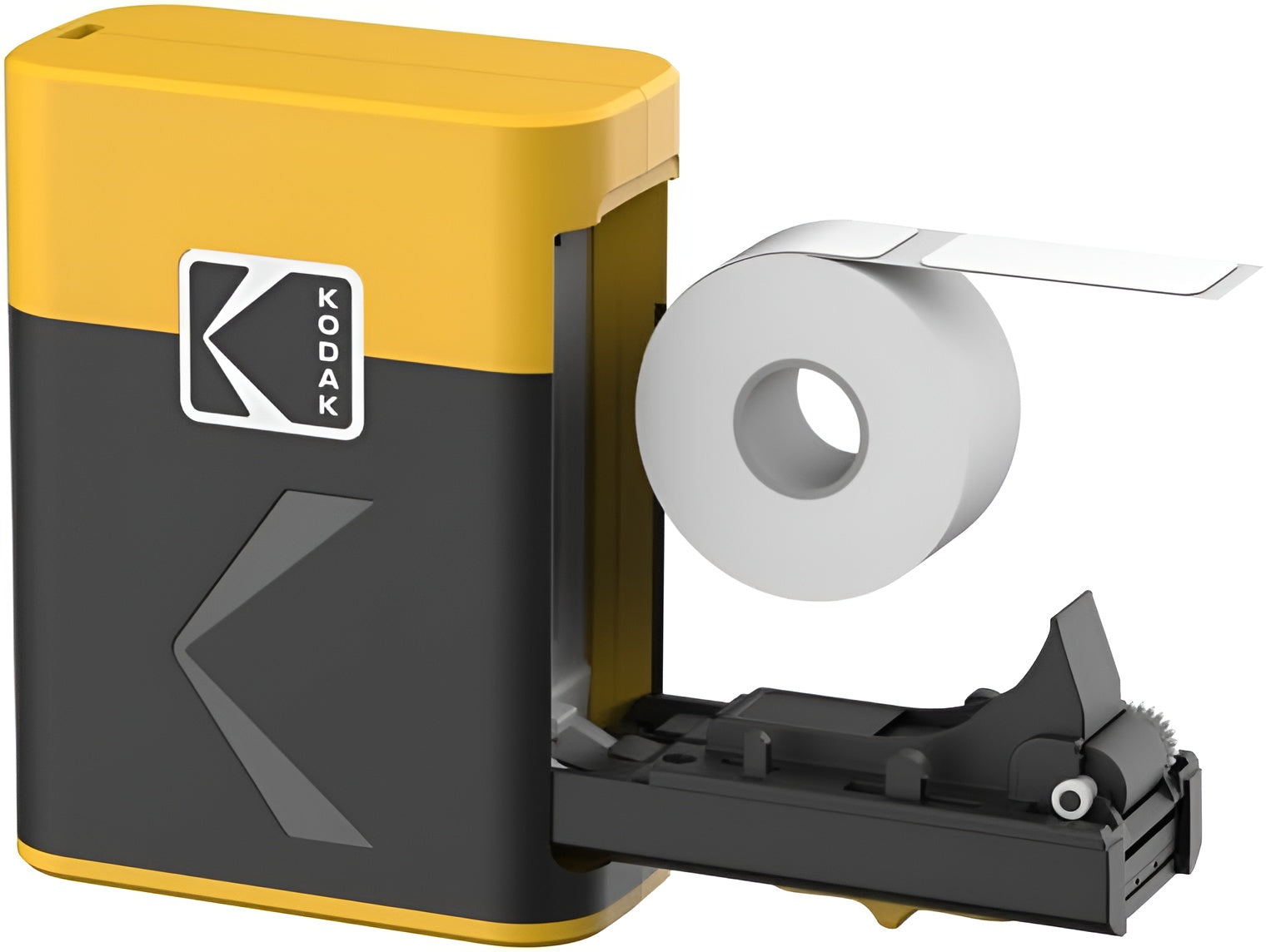 Kodak label rolls for Kodak printer in a yellow and black box.