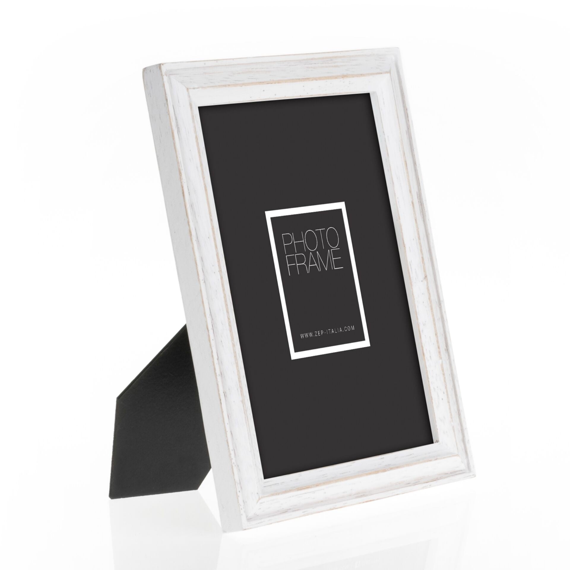 A ZEP white frame featuring a touching photograph of a mother and her daughter, capturing a special moment.