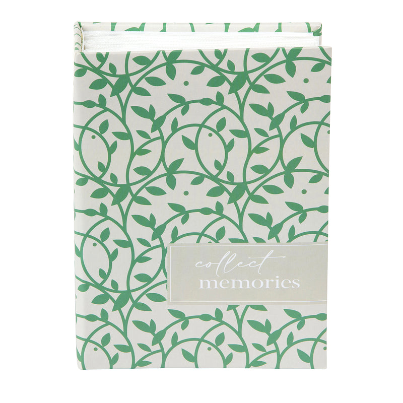 A multicolored Goldbuch photo album with elegant floral pattern.