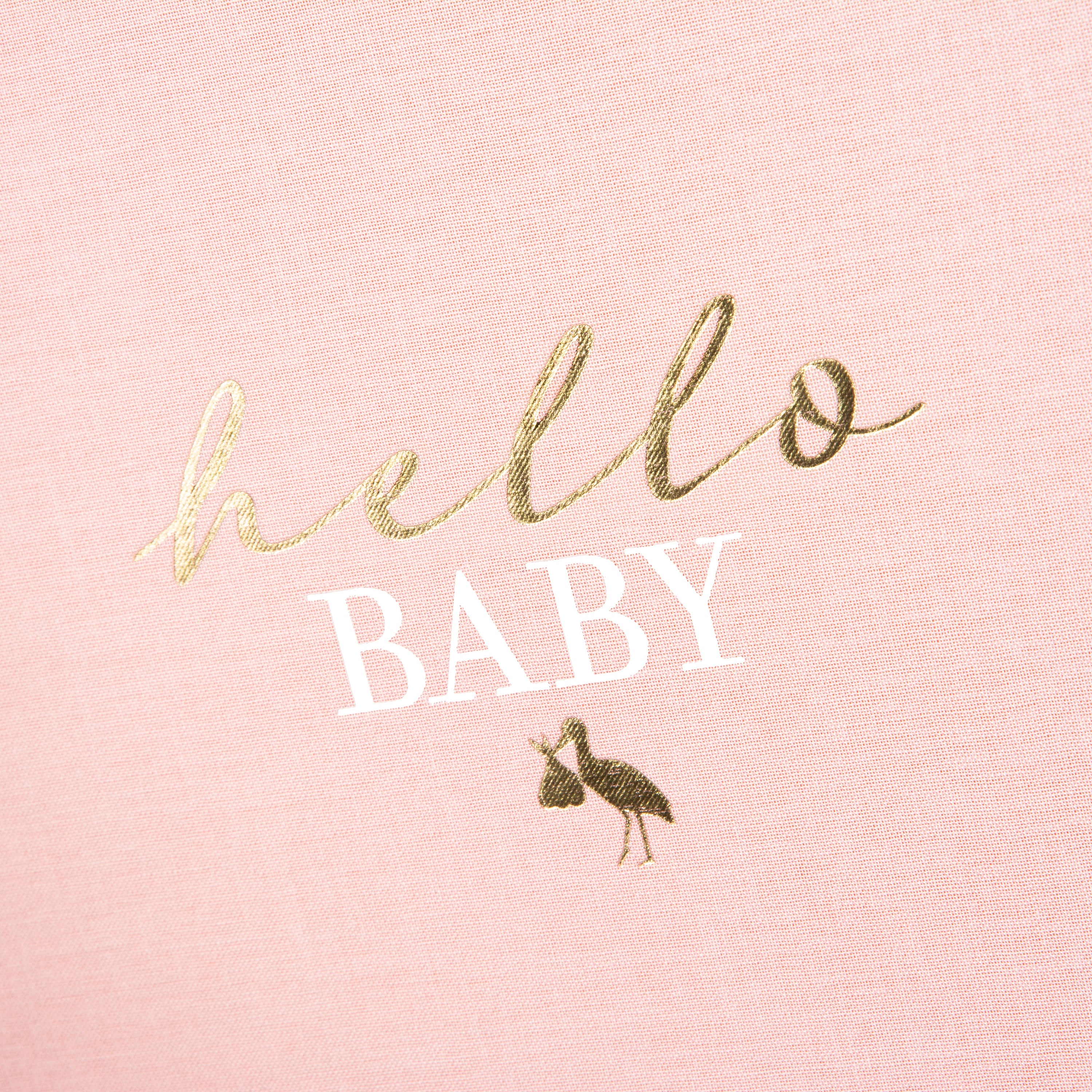 An adorable Goldbuch photo album labeled "Hello Baby," capturing the joyful moments and milestones of a newborn's journey.