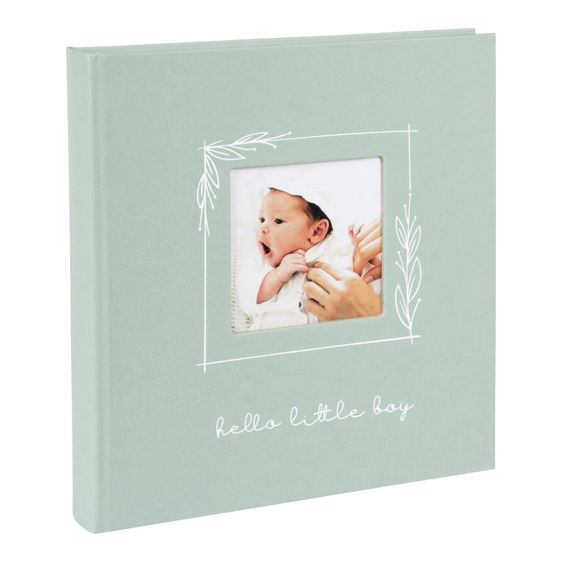 A Goldbuch light green Baby Boy photo album with elegant design, ideal for your treasured moments.