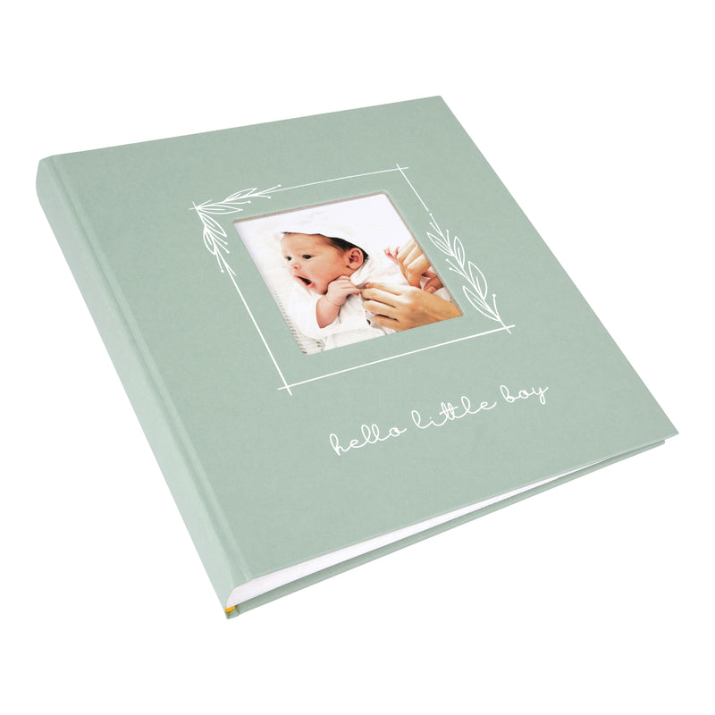 A Goldbuch light green Baby Boy photo album with elegant design, ideal for your treasured moments.