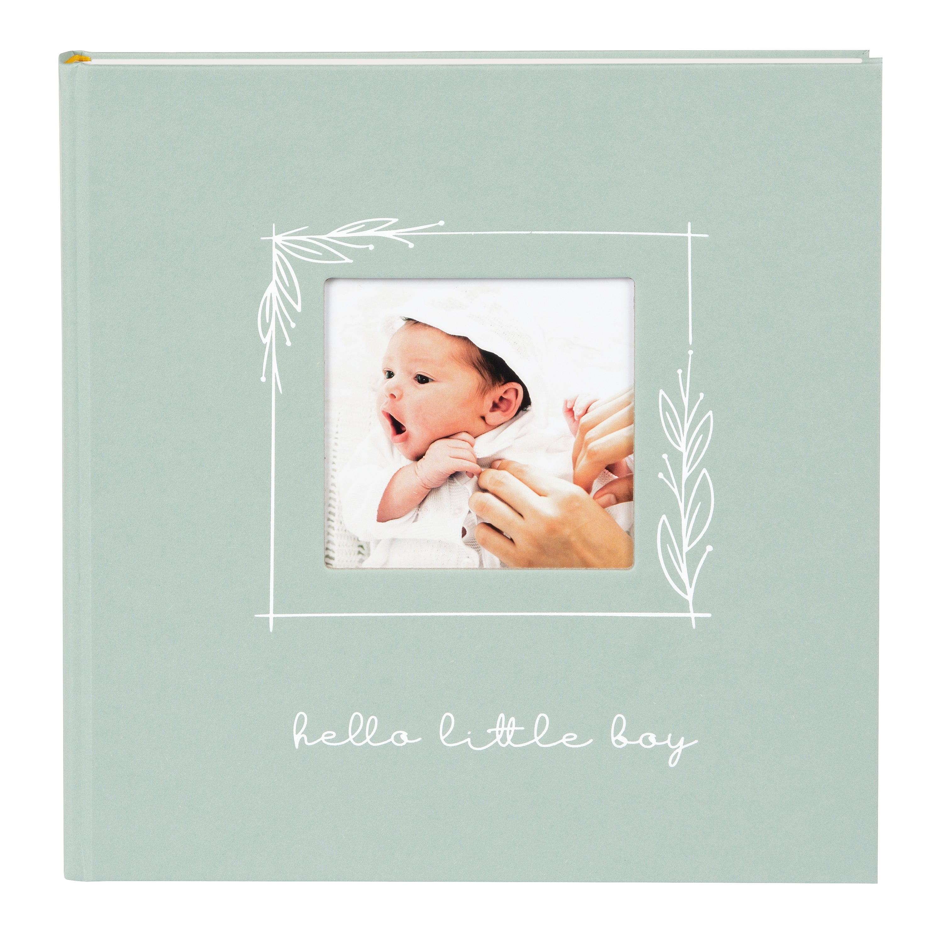 A Goldbuch light green Baby Boy photo album with elegant design, ideal for your treasured moments.