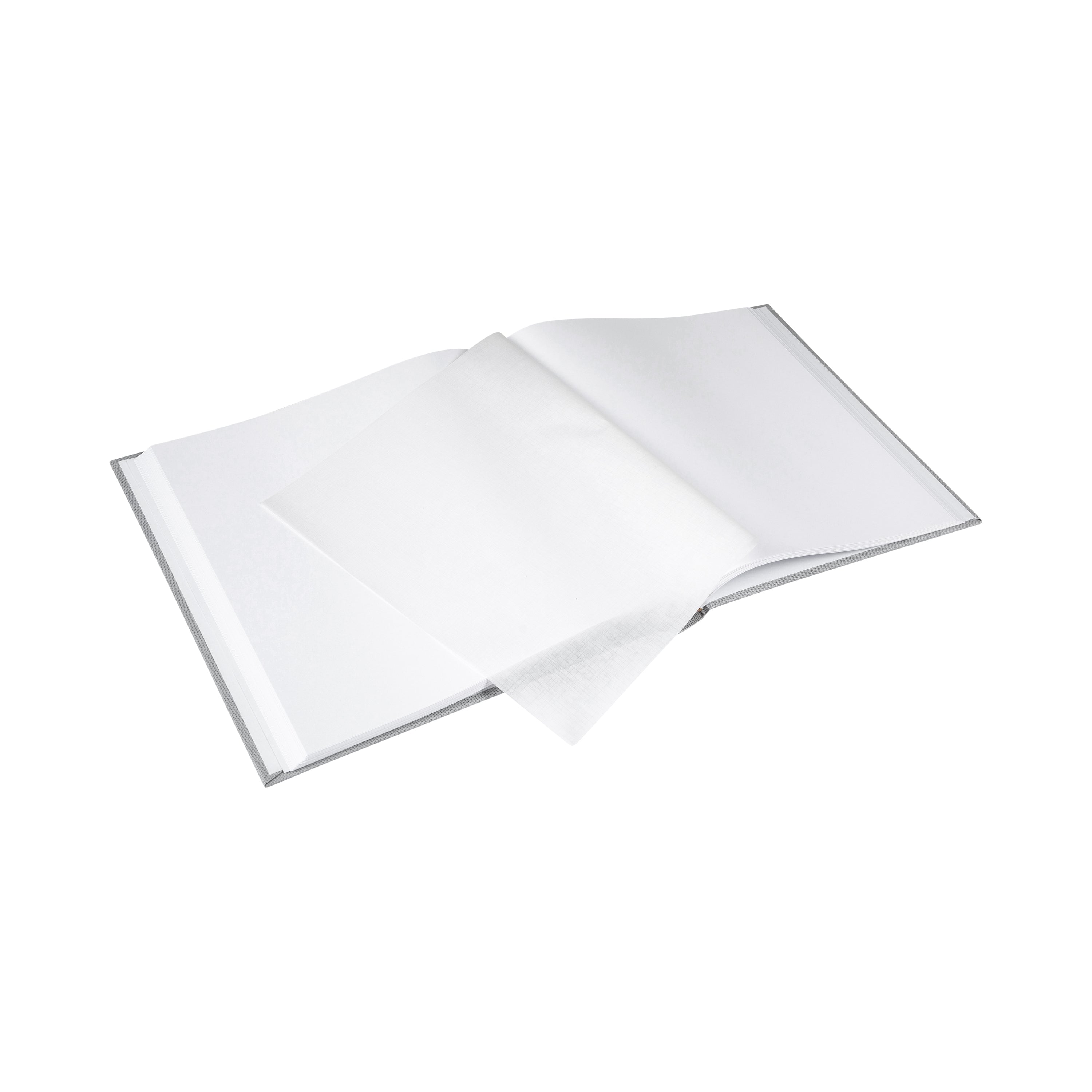 A grey Goldbuch photo album page, elegantly presenting treasured memories in a stylish and organized manner.
