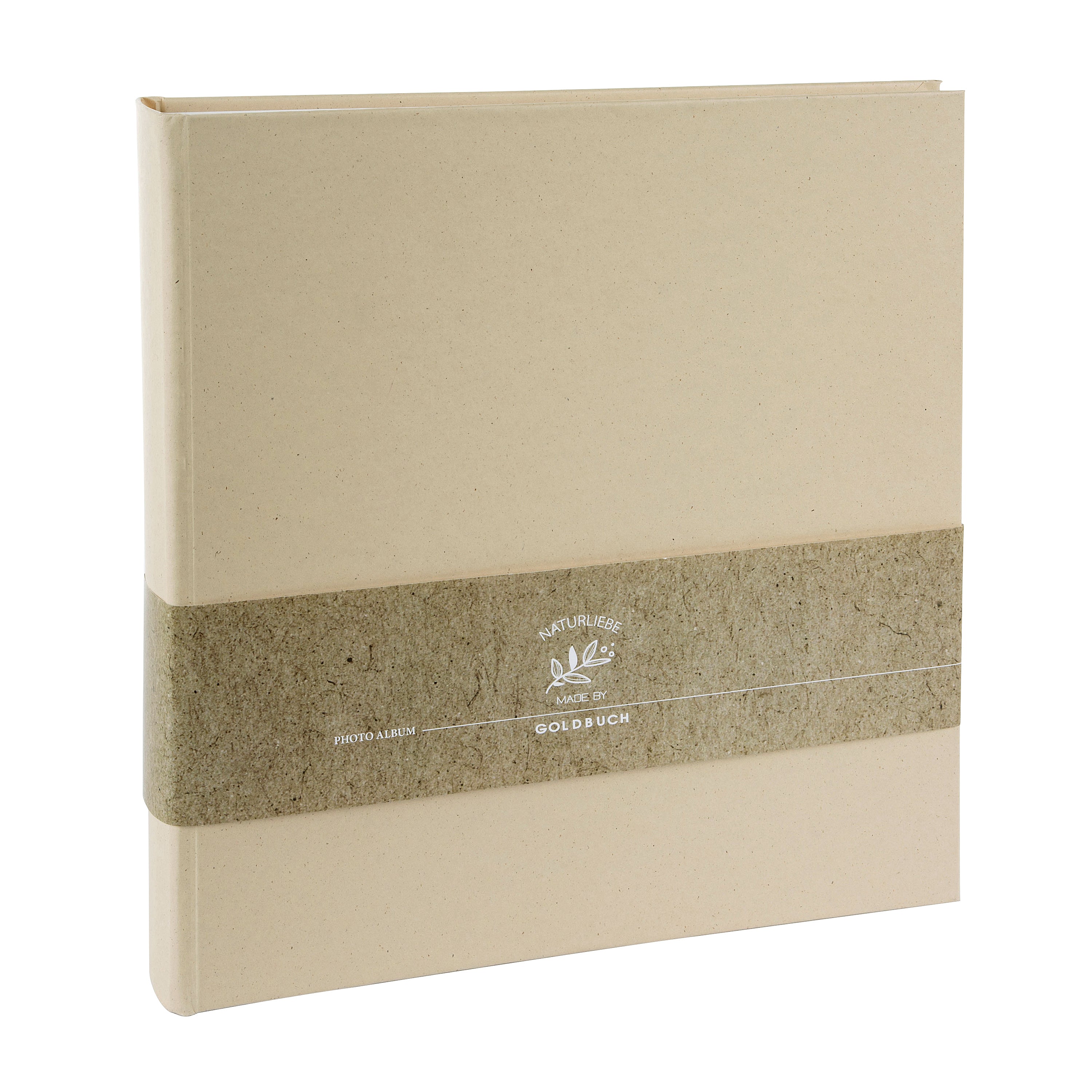 A stylish light brown Goldbuch photo album with a luxurious design, perfect for preserving cherished memories.
