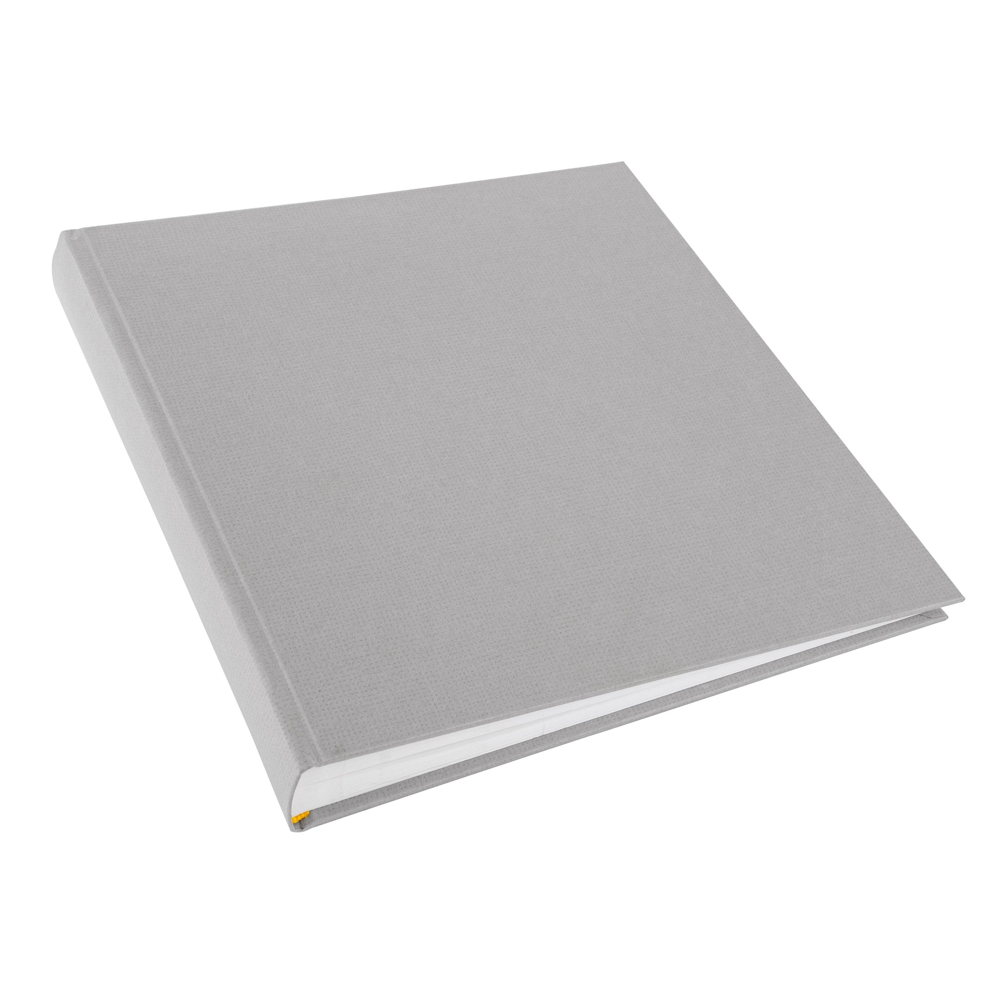 A stylish light grey Goldbuch photo album with a luxurious design, perfect for preserving cherished memories.