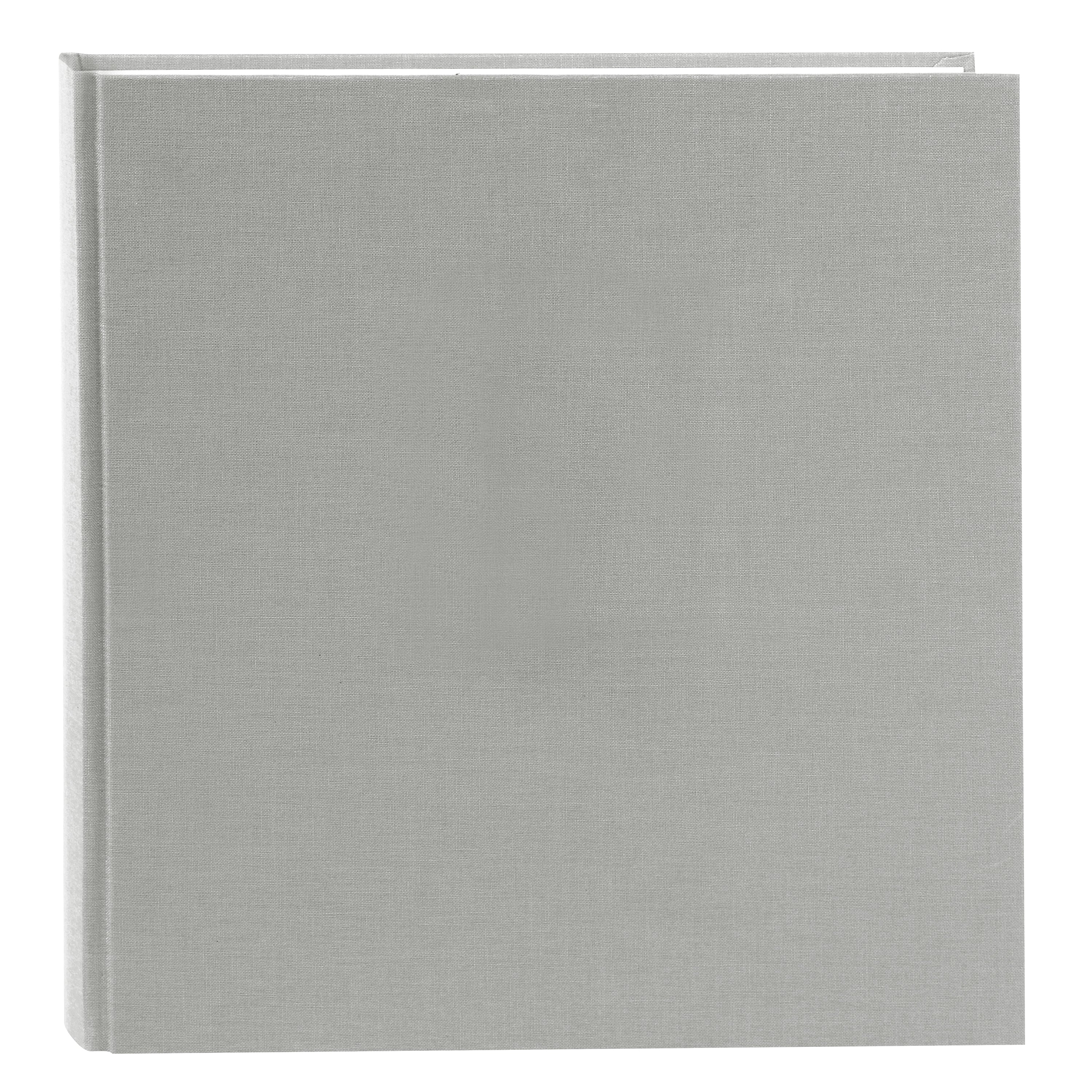 A Goldbuch stylish grey linen photo album, perfect for storing and showcasing photographs.