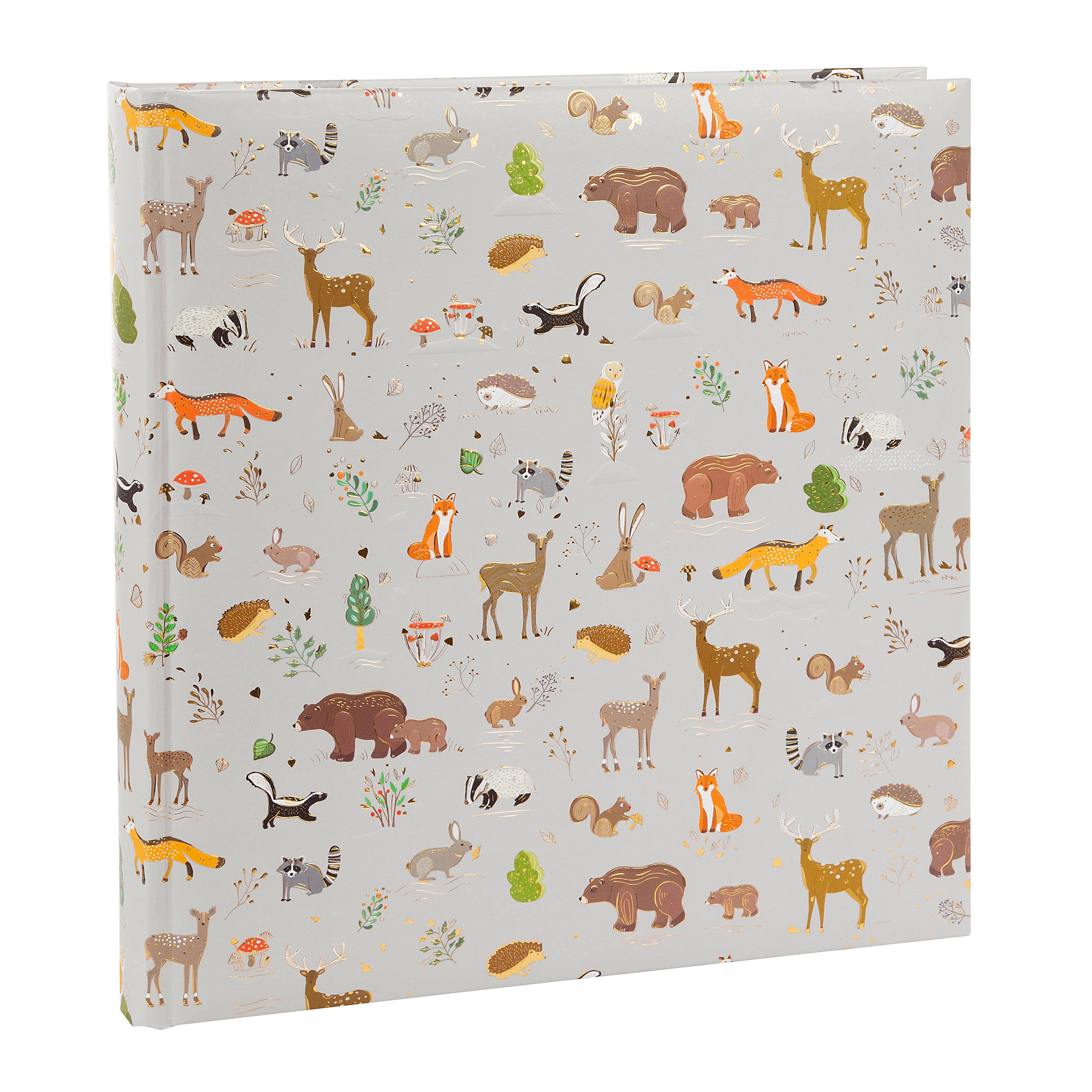 A stylish  Goldbuch photo album with a luxurious design, with animals and trees, perfect for preserving cherished memories.
