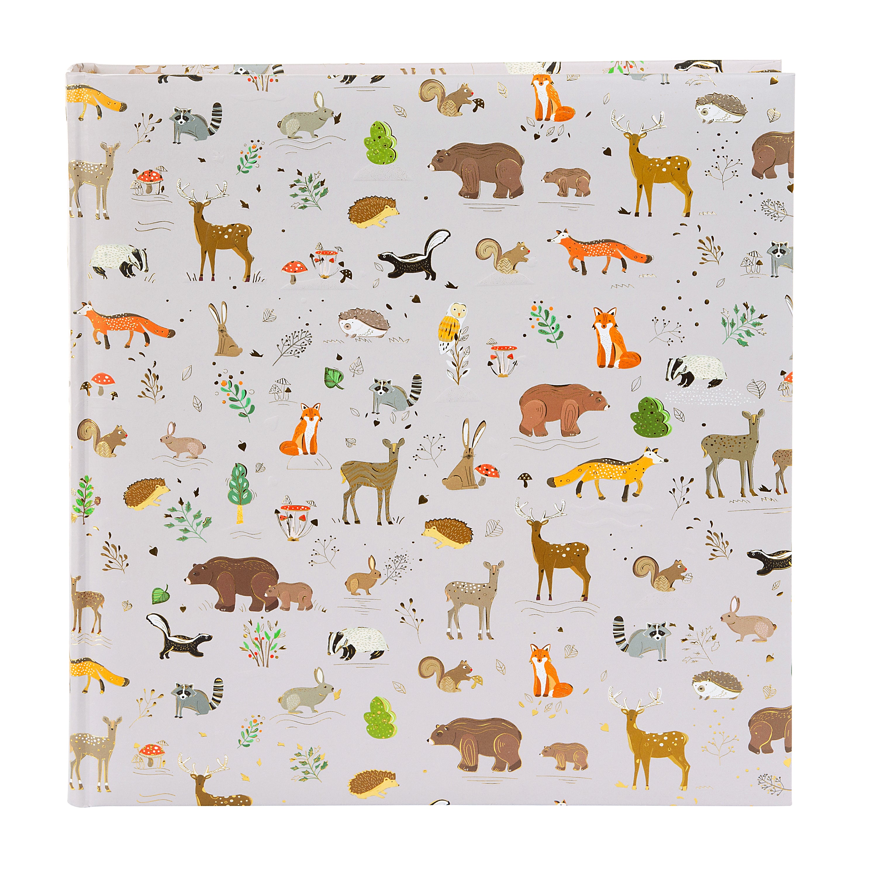 A stylish  Goldbuch photo album with a luxurious design, with animals and trees, perfect for preserving cherished memories.