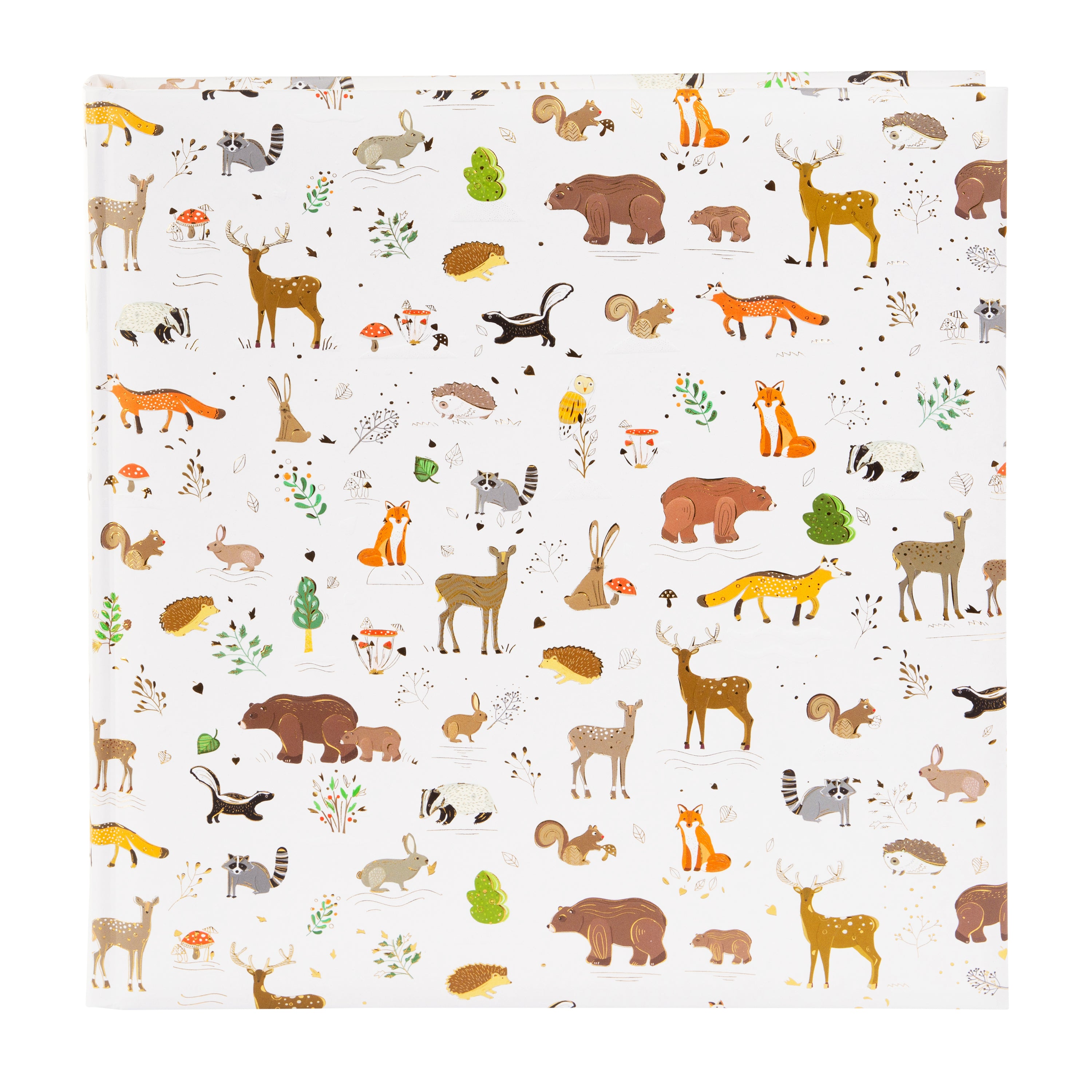 A stylish  Goldbuch photo album with a luxurious design, with animals and trees, perfect for preserving cherished memories.