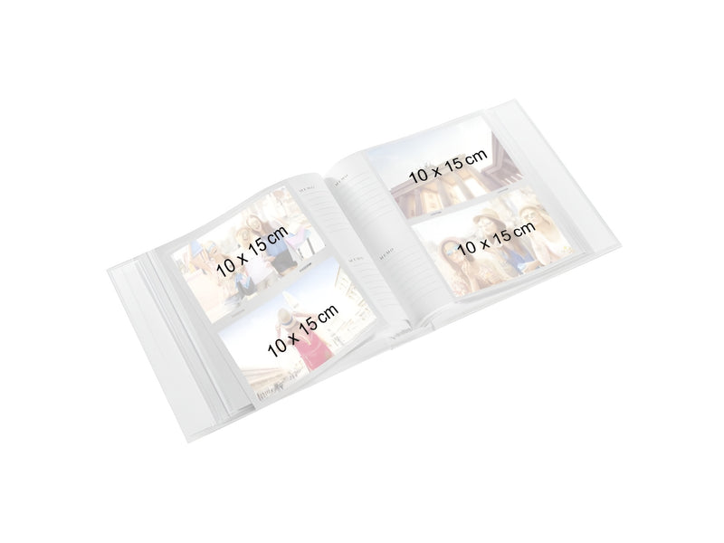 A Hama Photo Album featuring a cover with four distinct photographs displayed prominently.
