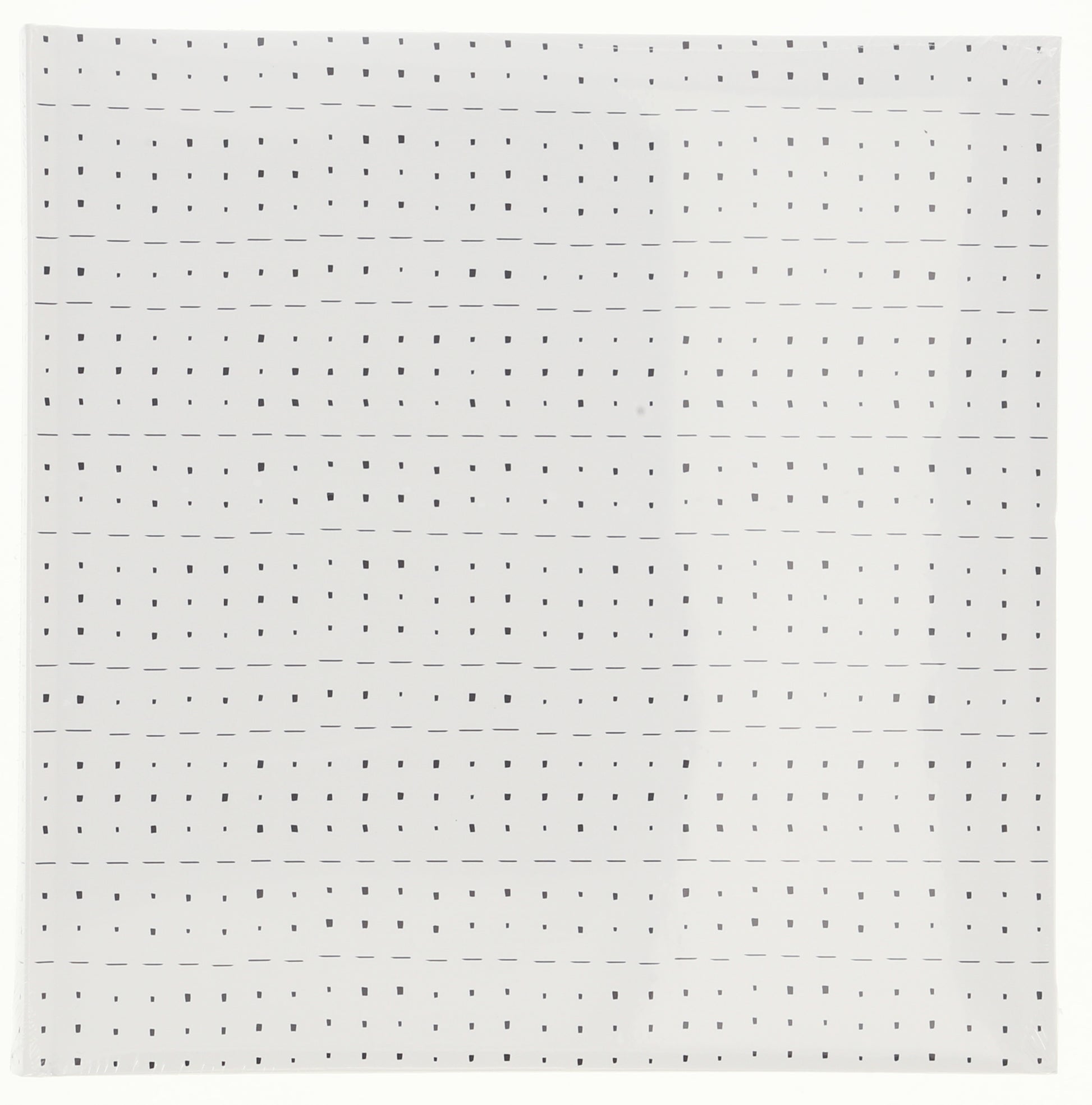 A Hama jumbo photo album featuring a square patterned fabric, highlighting its graphic square design.