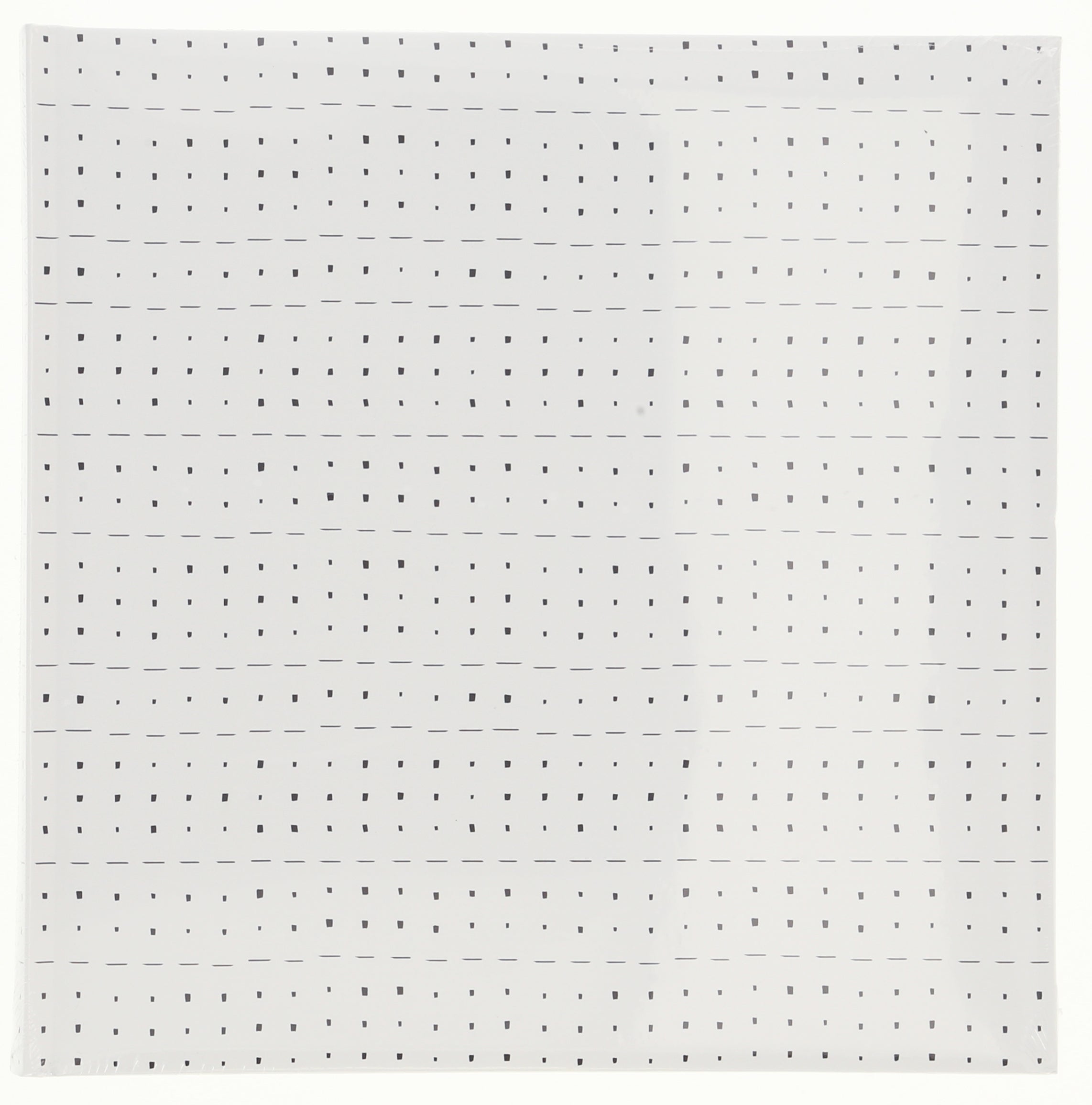 A Hama jumbo photo album featuring a square patterned fabric, highlighting its graphic square design.