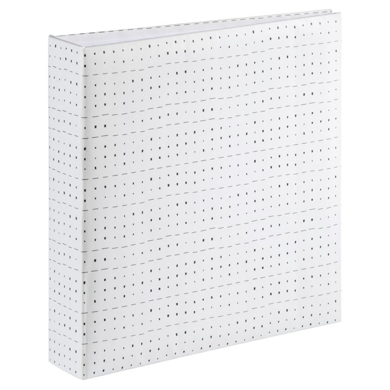 A Hama photo album with colorful graphic squares and lines pattern.