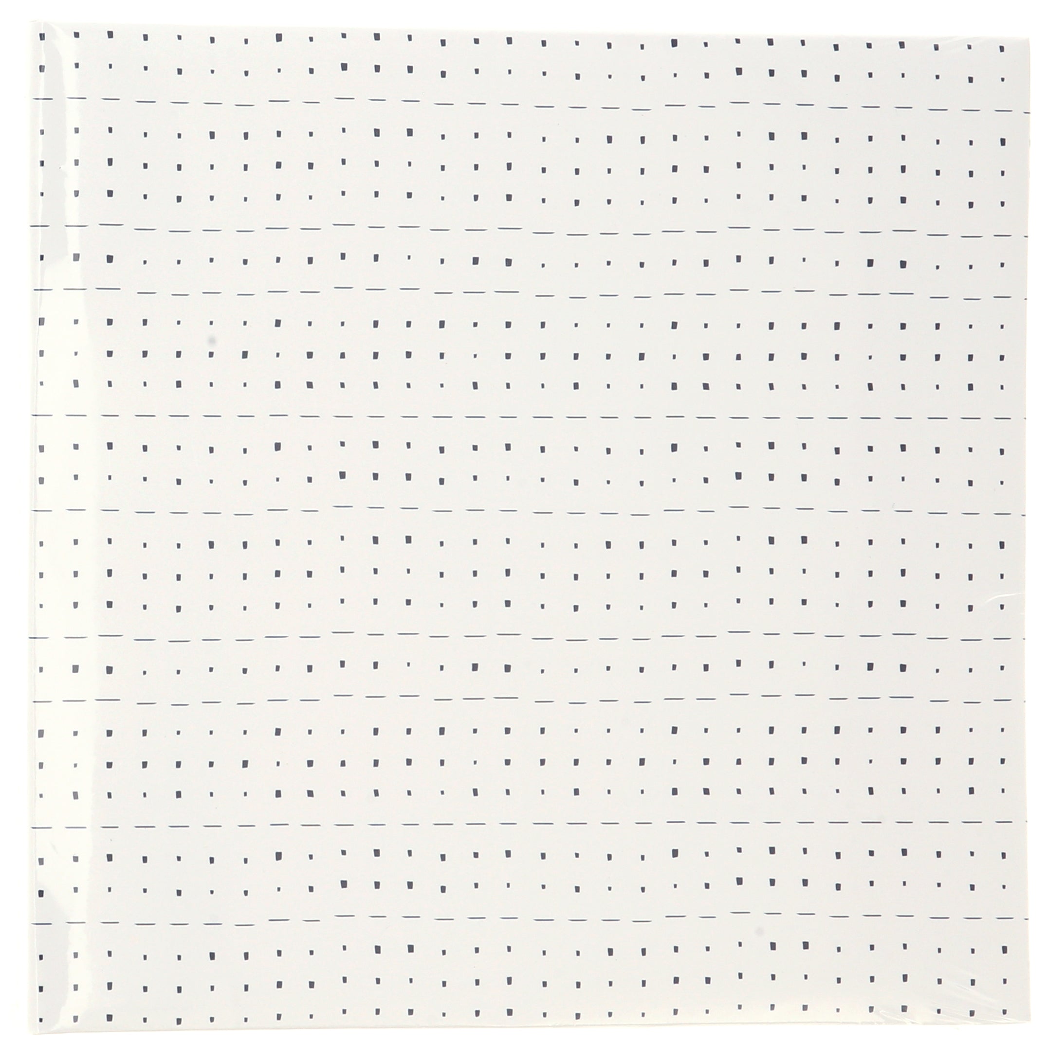 A Hama photo album with colorful graphic squares and lines pattern.