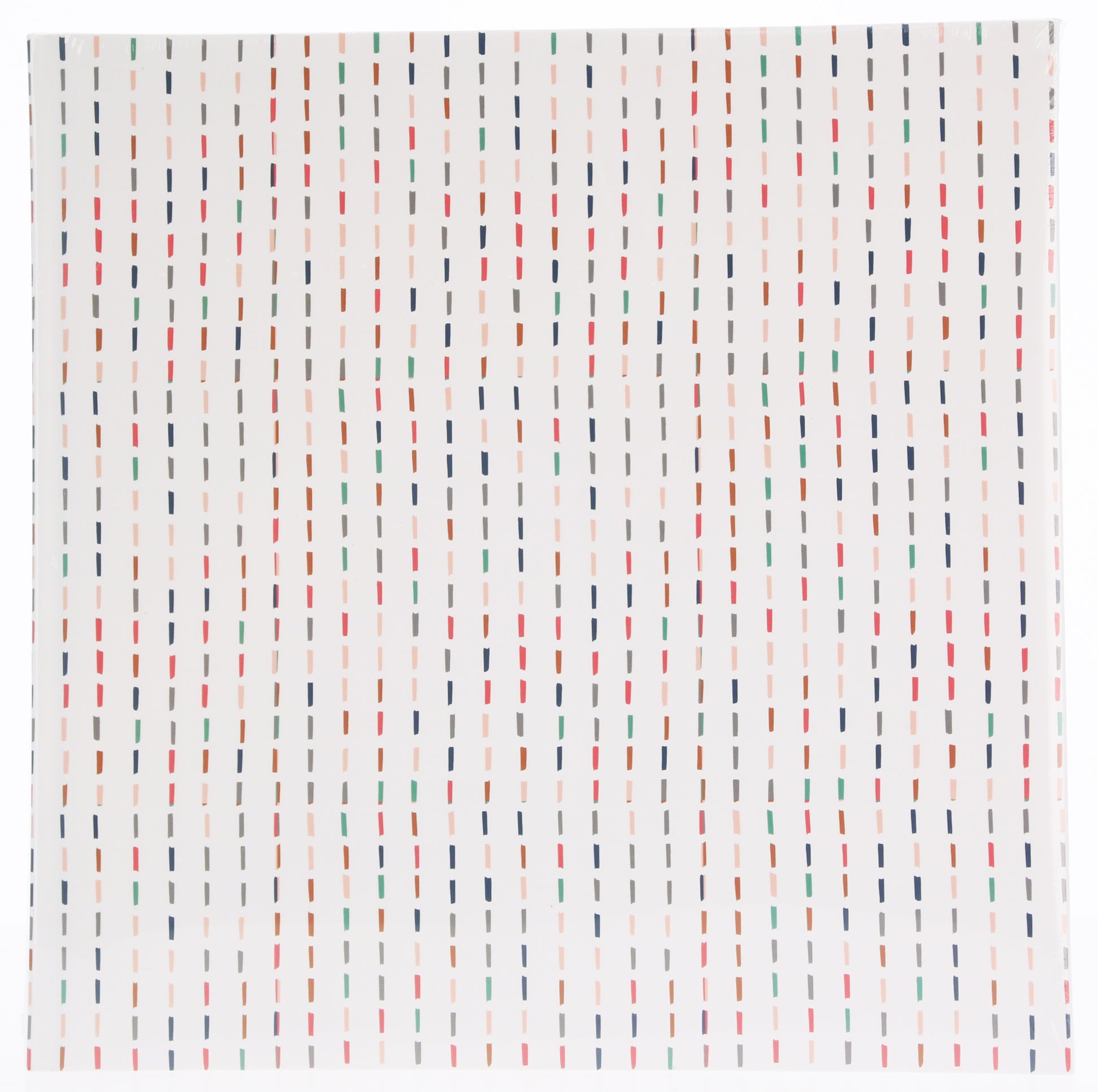 A Hama jumbo photo album featuring a stripe patterned fabric, highlighting its graphic stripe design.