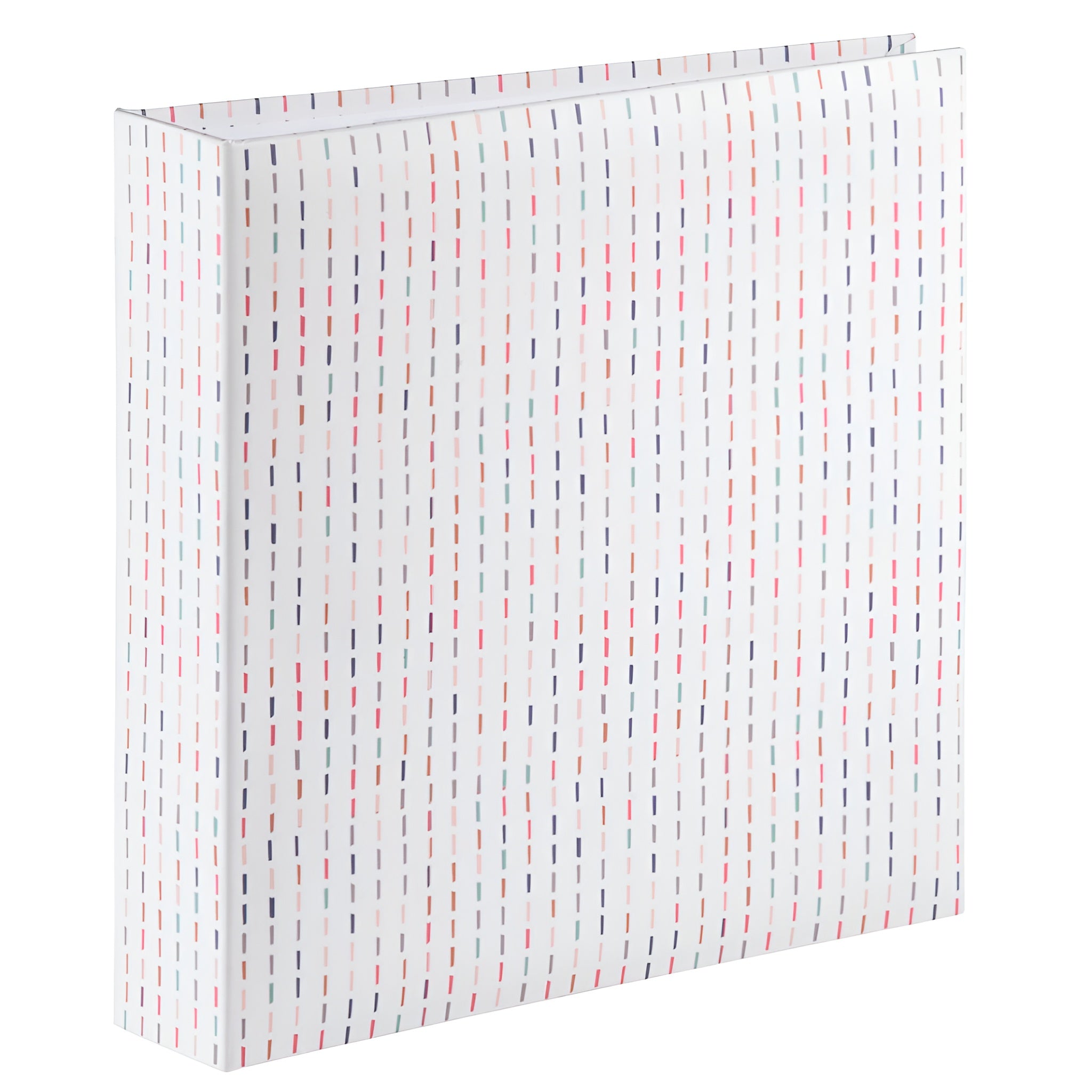 A Hama photo album with colorful graphic stripes pattern.