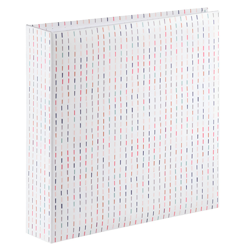 A Hama photo album with colorful graphic stripes pattern.