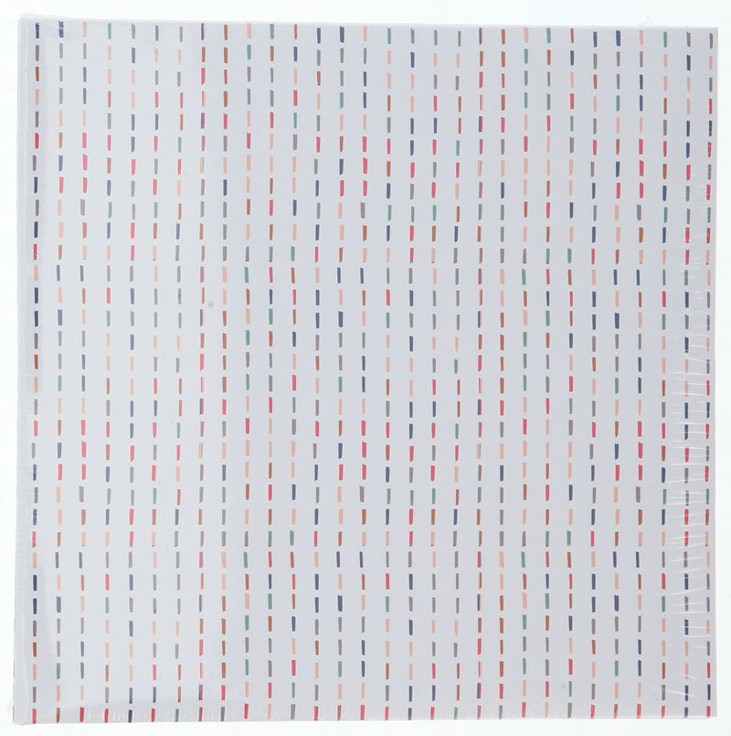 A Hama photo album with colorful graphic stripes pattern.