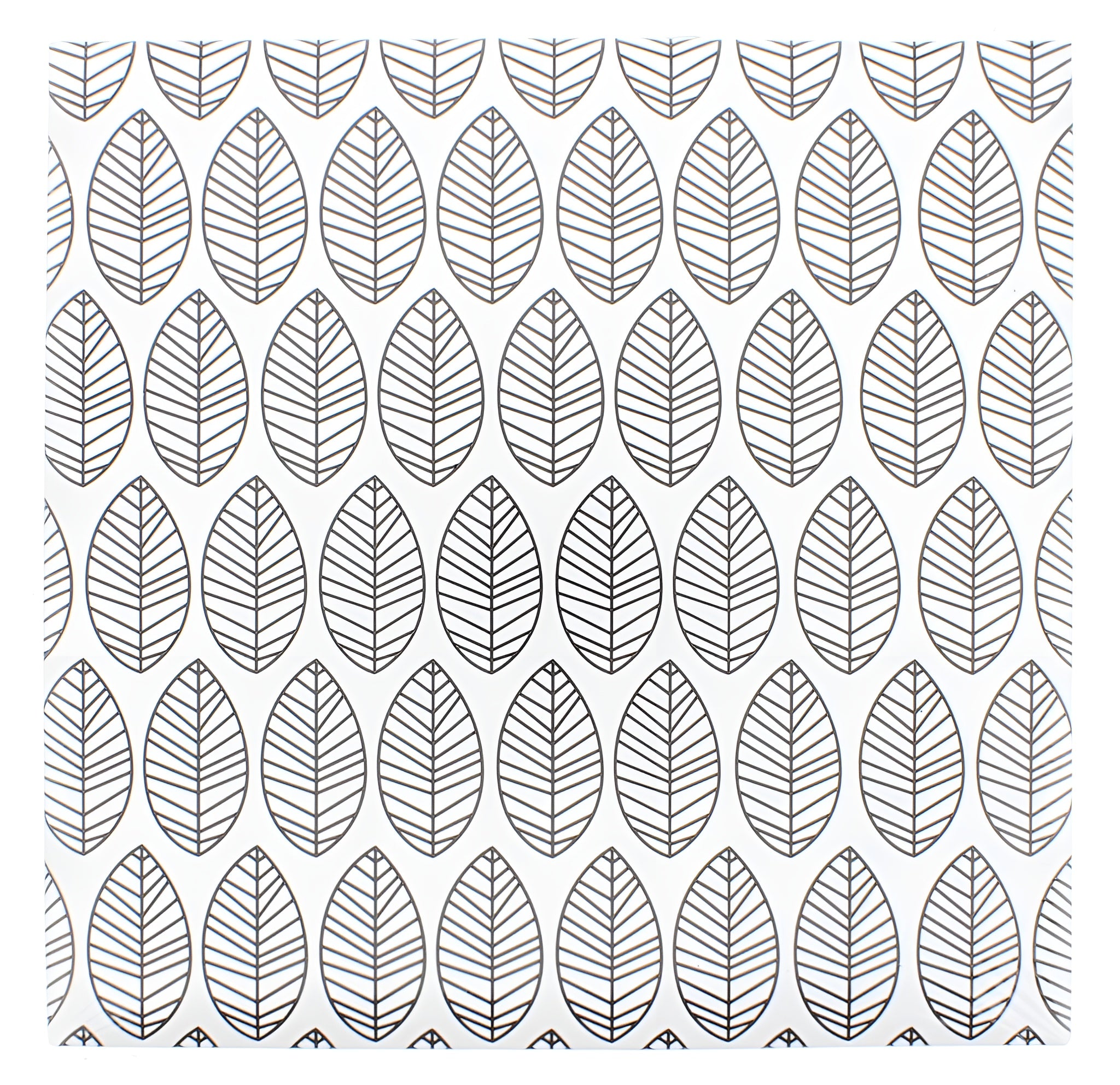 A Hama photo album with an elegantly presented white and black leaf pattern.