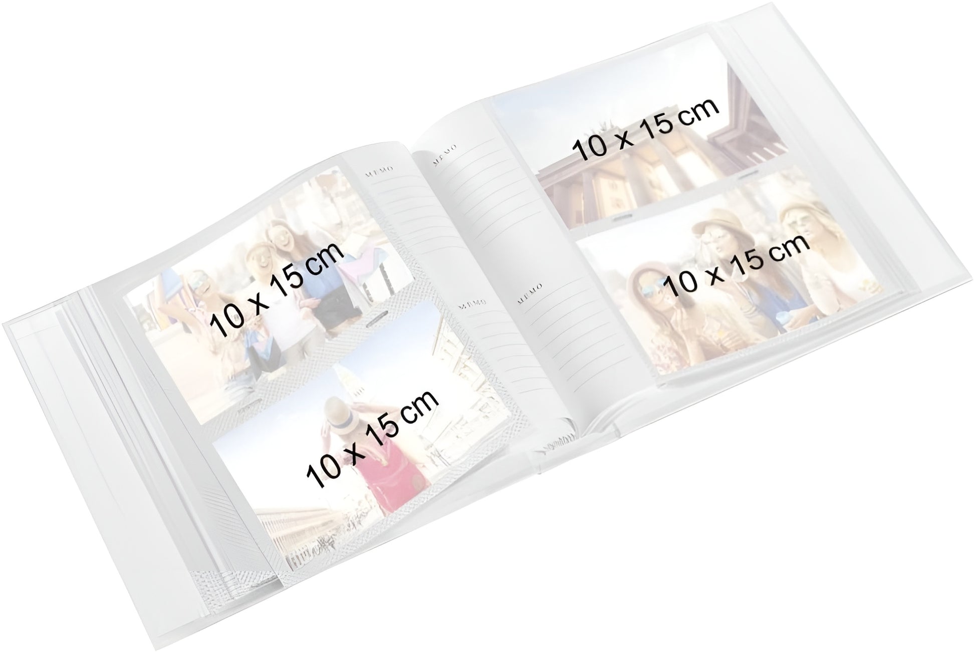 A wooden heart and key are displayed on a blue background, representing cherished moments on a Hama photo album.