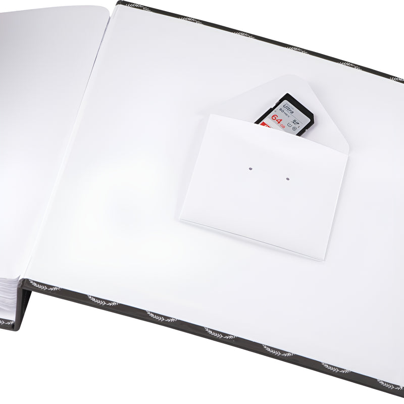 Hama photo album equipped with a pocket for memory cards.
