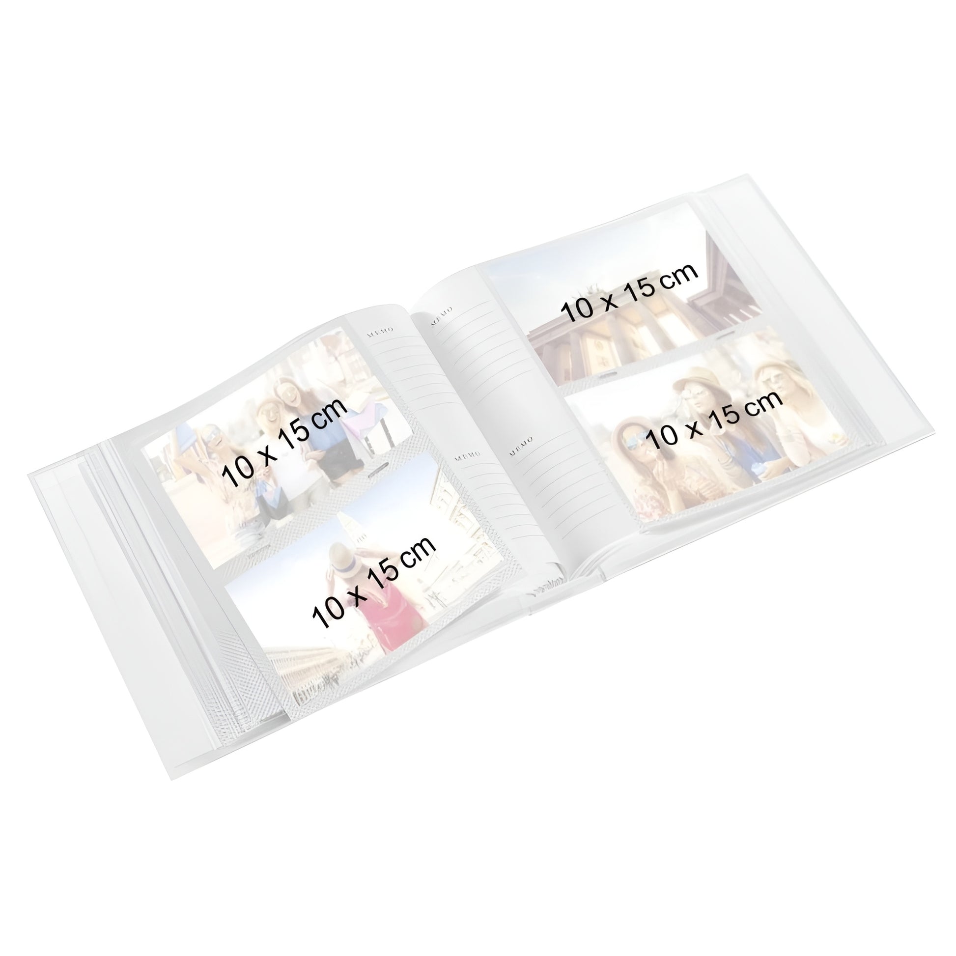 A Hama baby photo album featuring a blue cover and a striped border, ideal for preserving cherished memories.