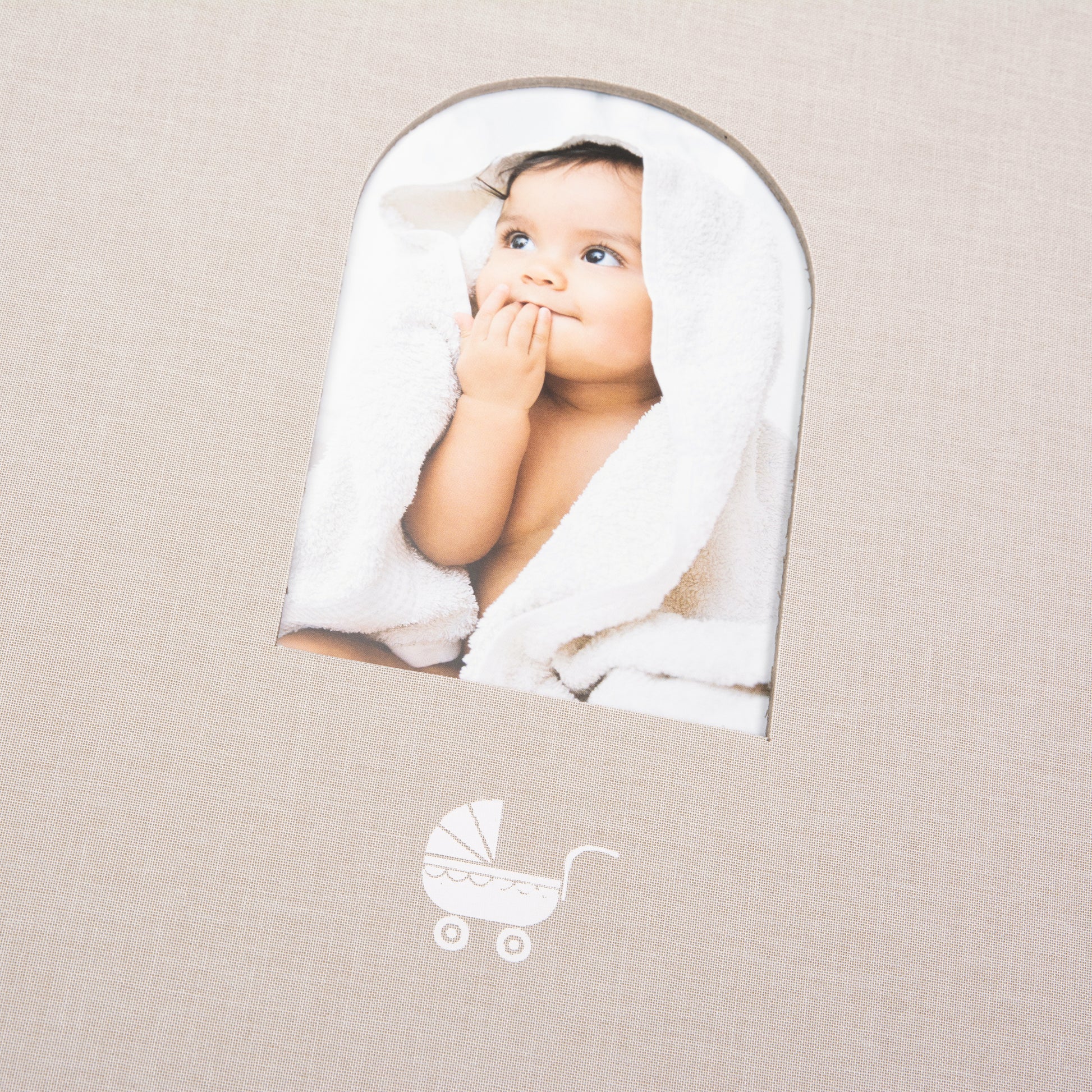 GOLDBUCH Cozy Nest Sand Grey Baby Album