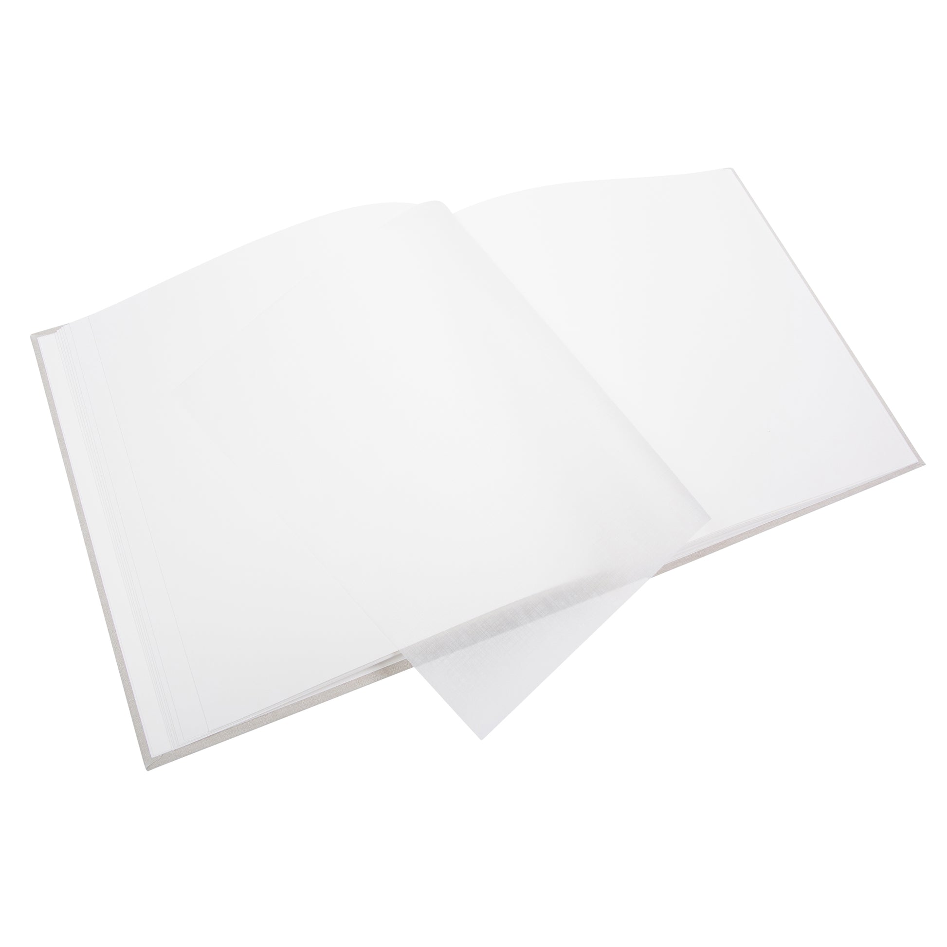 GOLDBUCH Cozy Nest Sand Grey Baby Album, white pages