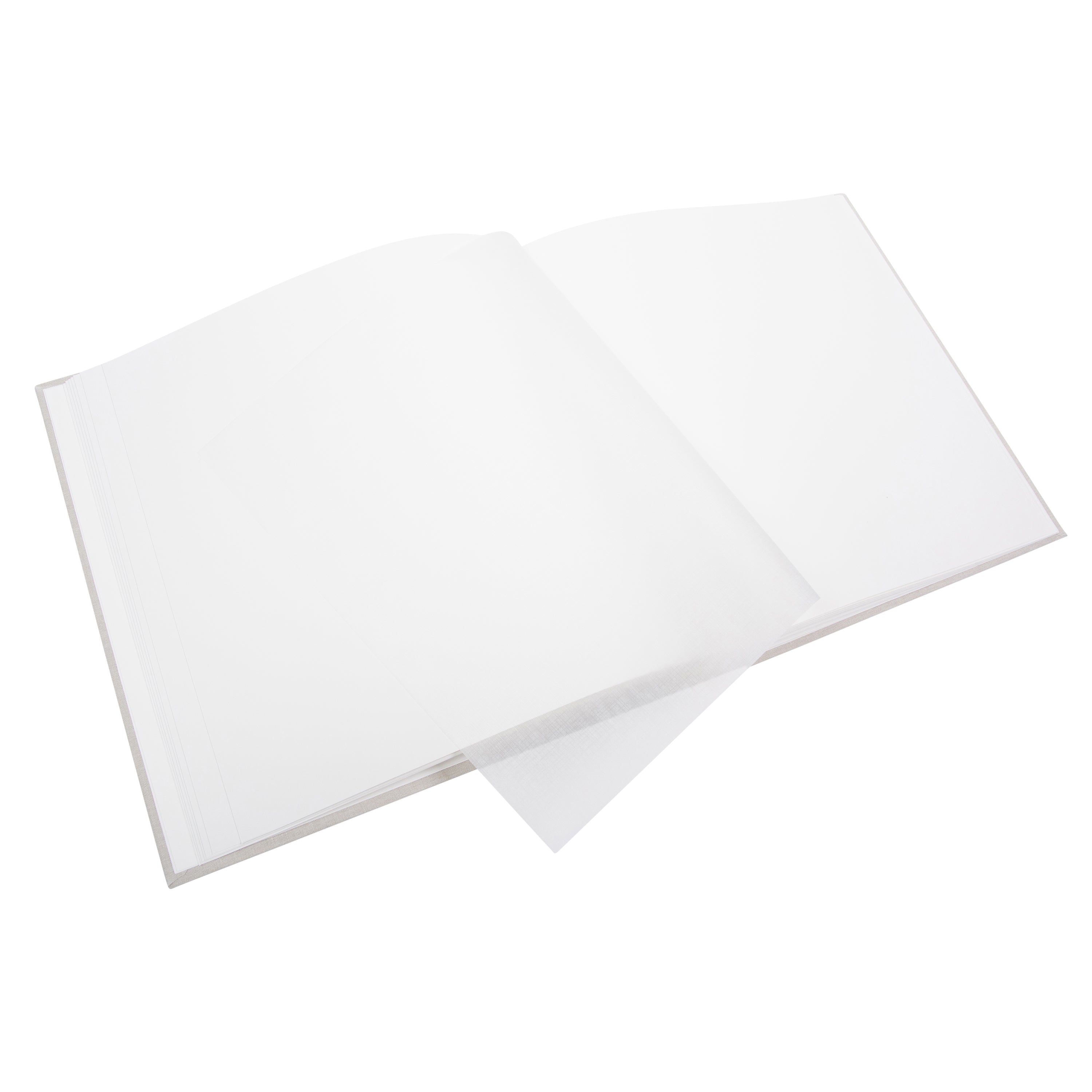 GOLDBUCH Cozy Nest Sand Grey Baby Album, white pages