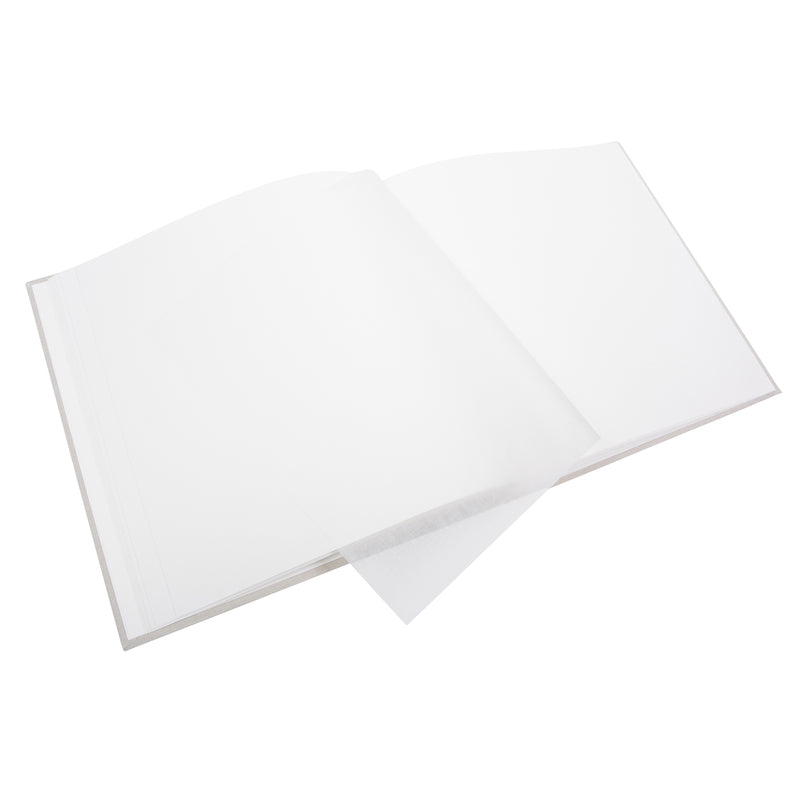 GOLDBUCH Cozy Nest Sand Grey Baby Album, white pages