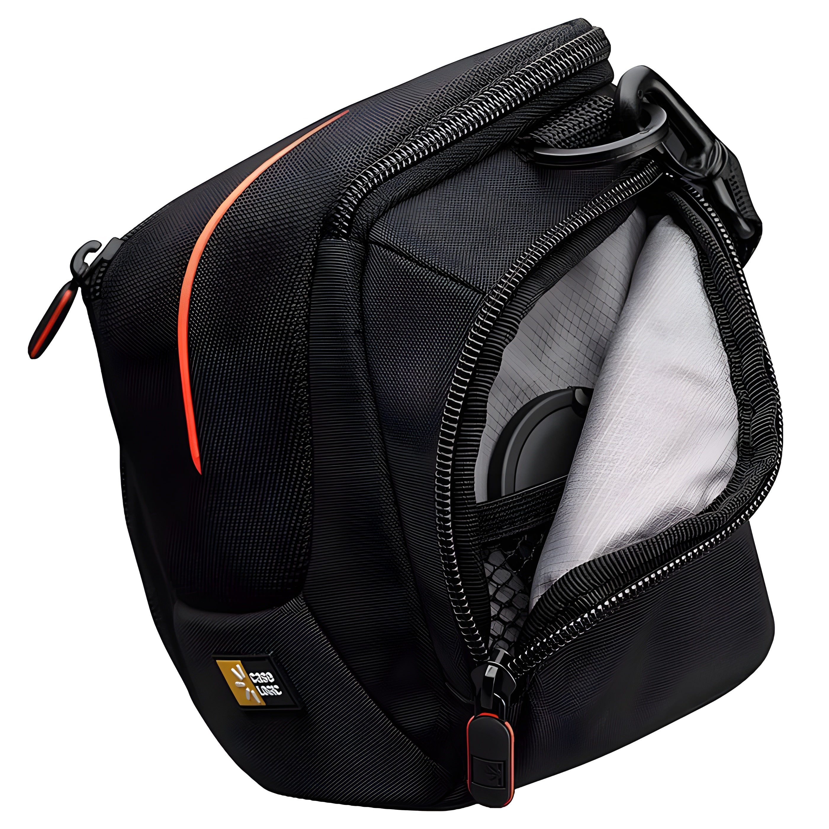 A CASE LOGIC camera case with a modern and versatile design, to protect and organize a variety of cameras and accessories.